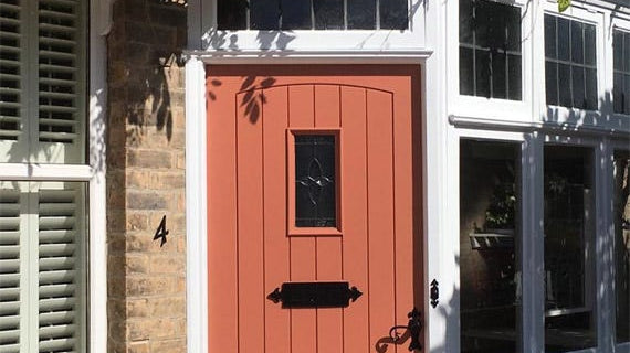 Room painted in Farrow & Ball Red Earth