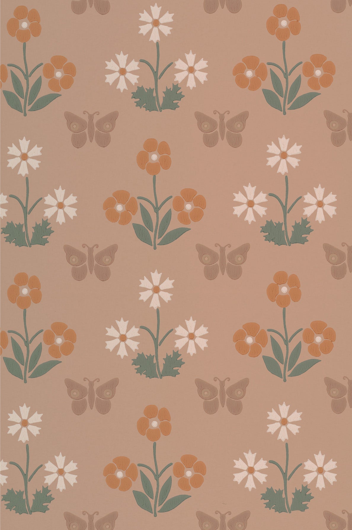 Burges Butterfly - Masquerade by Little Greene - luxury wallpaper