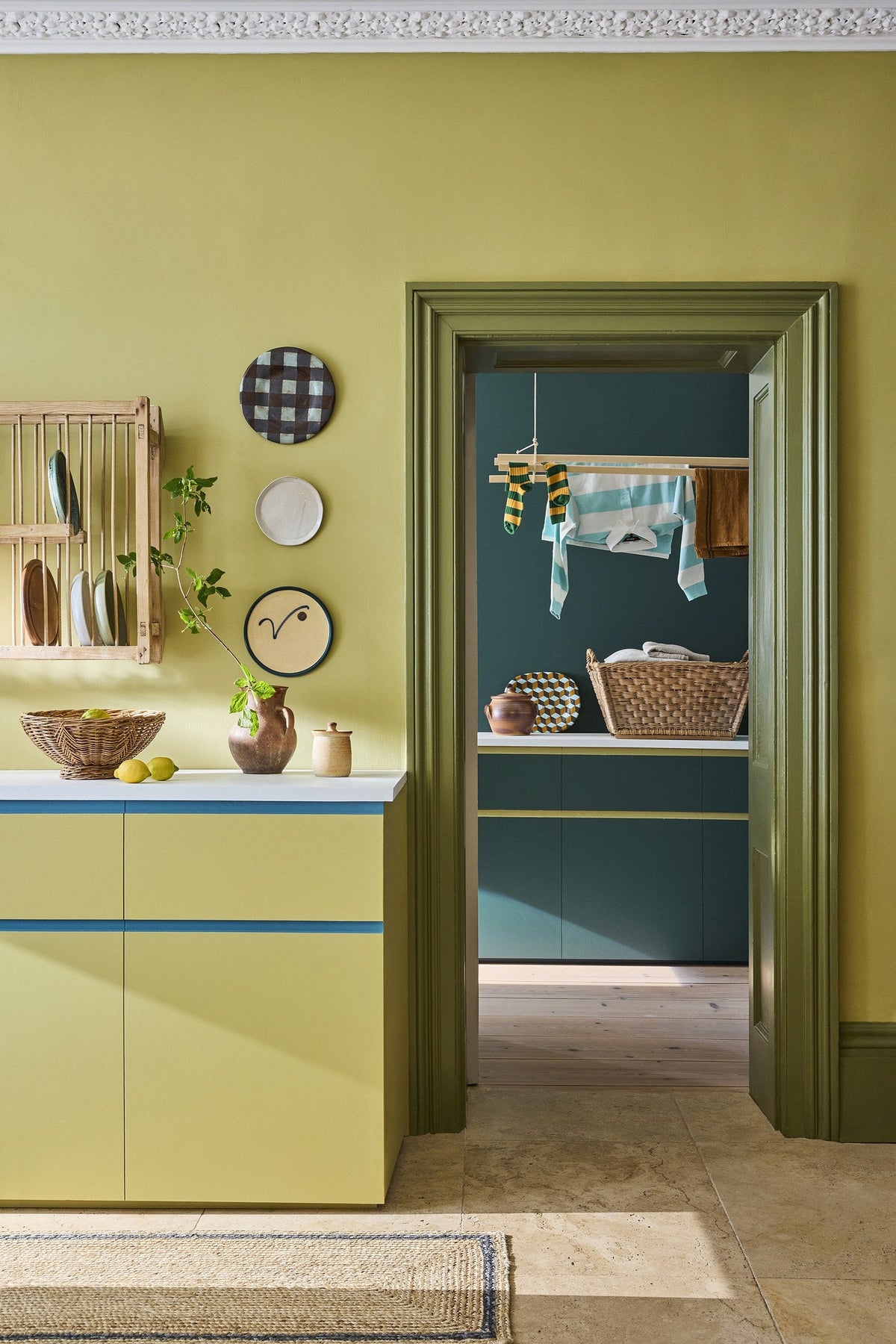 Boxington - Pale (368) by Little Greene - room setting