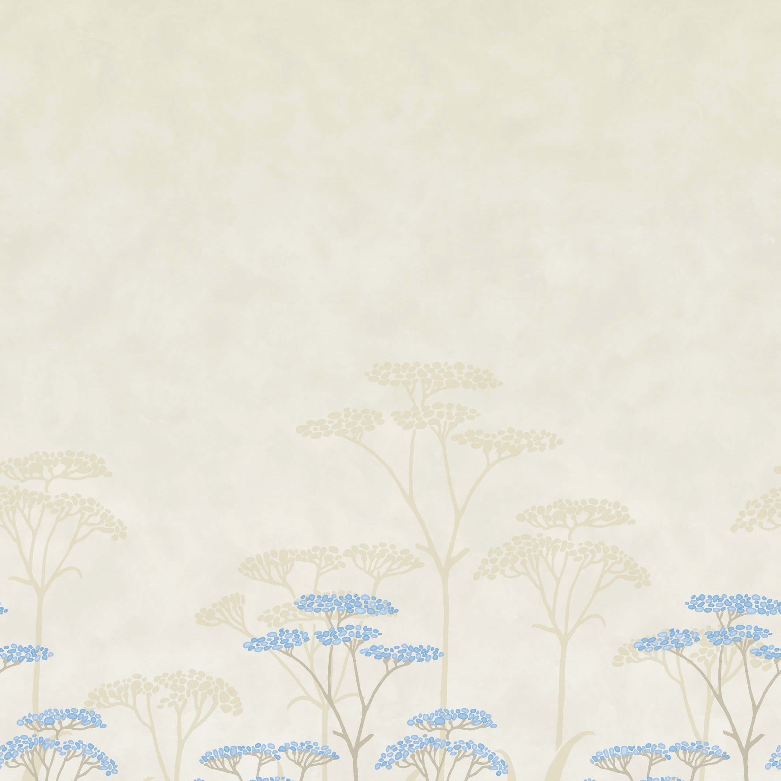 Achillea - Dew by Little Greene - luxury wallpaper