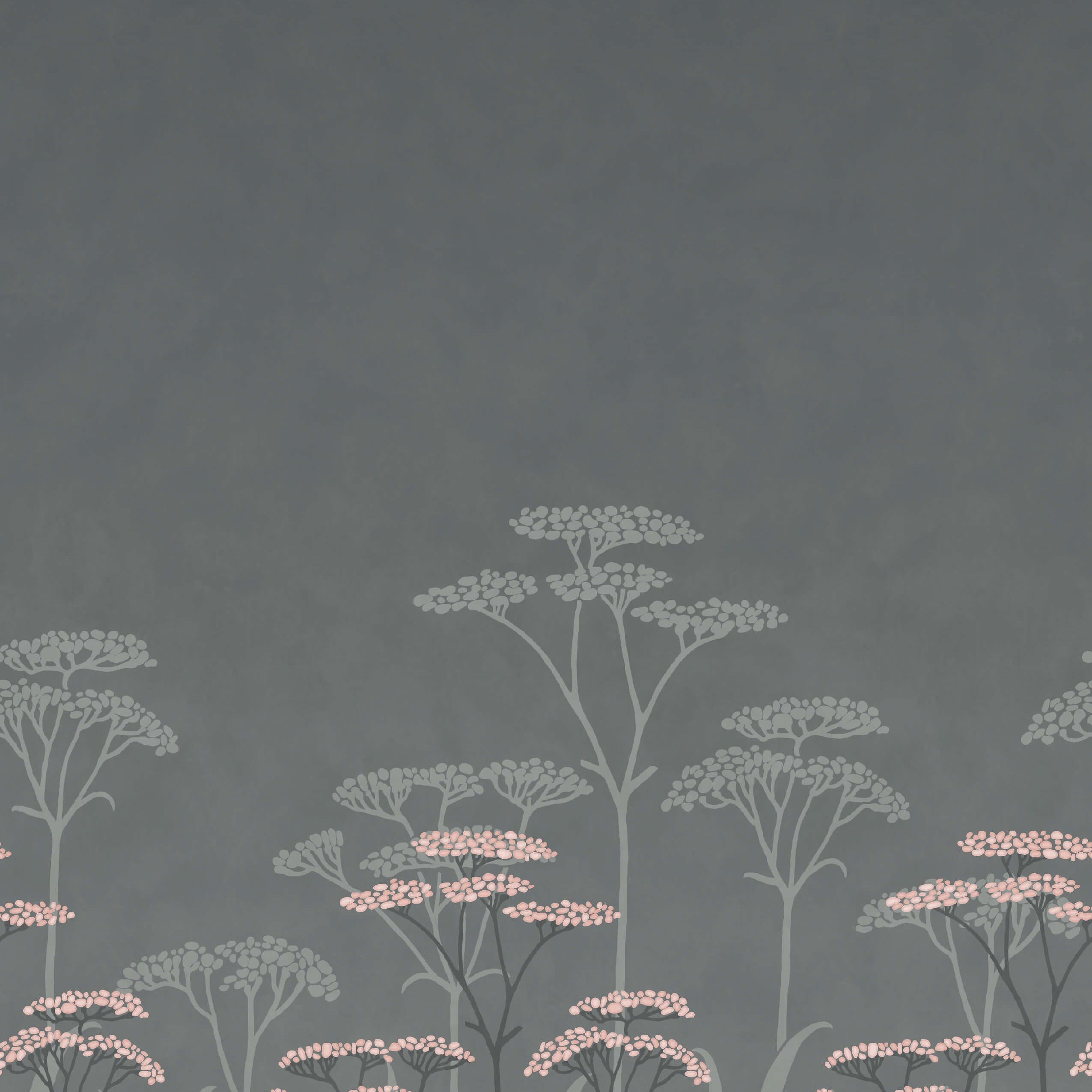 Achillea - Twilight by Little Greene - luxury wallpaper