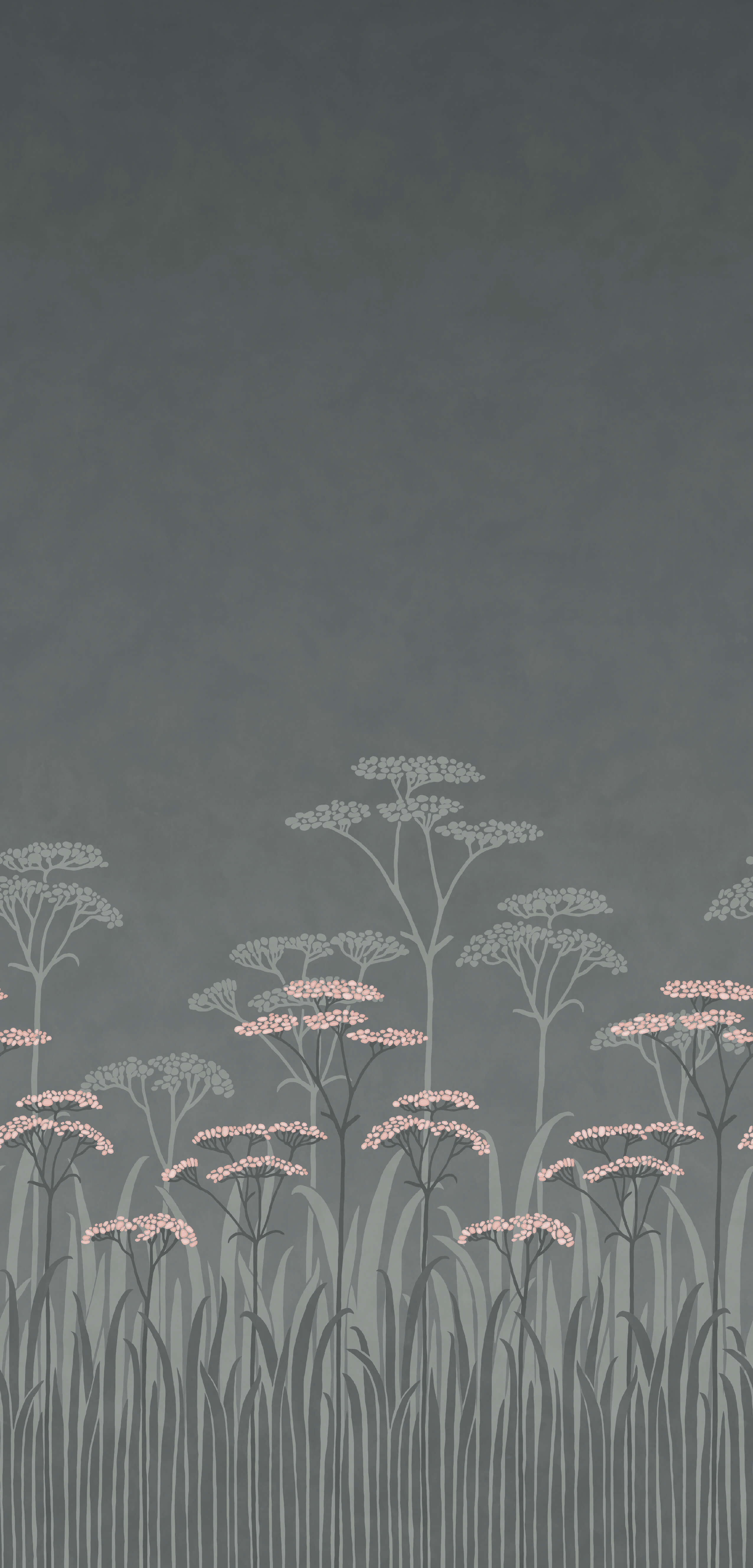 Achillea - Twilight by Little Greene - luxury wallpaper