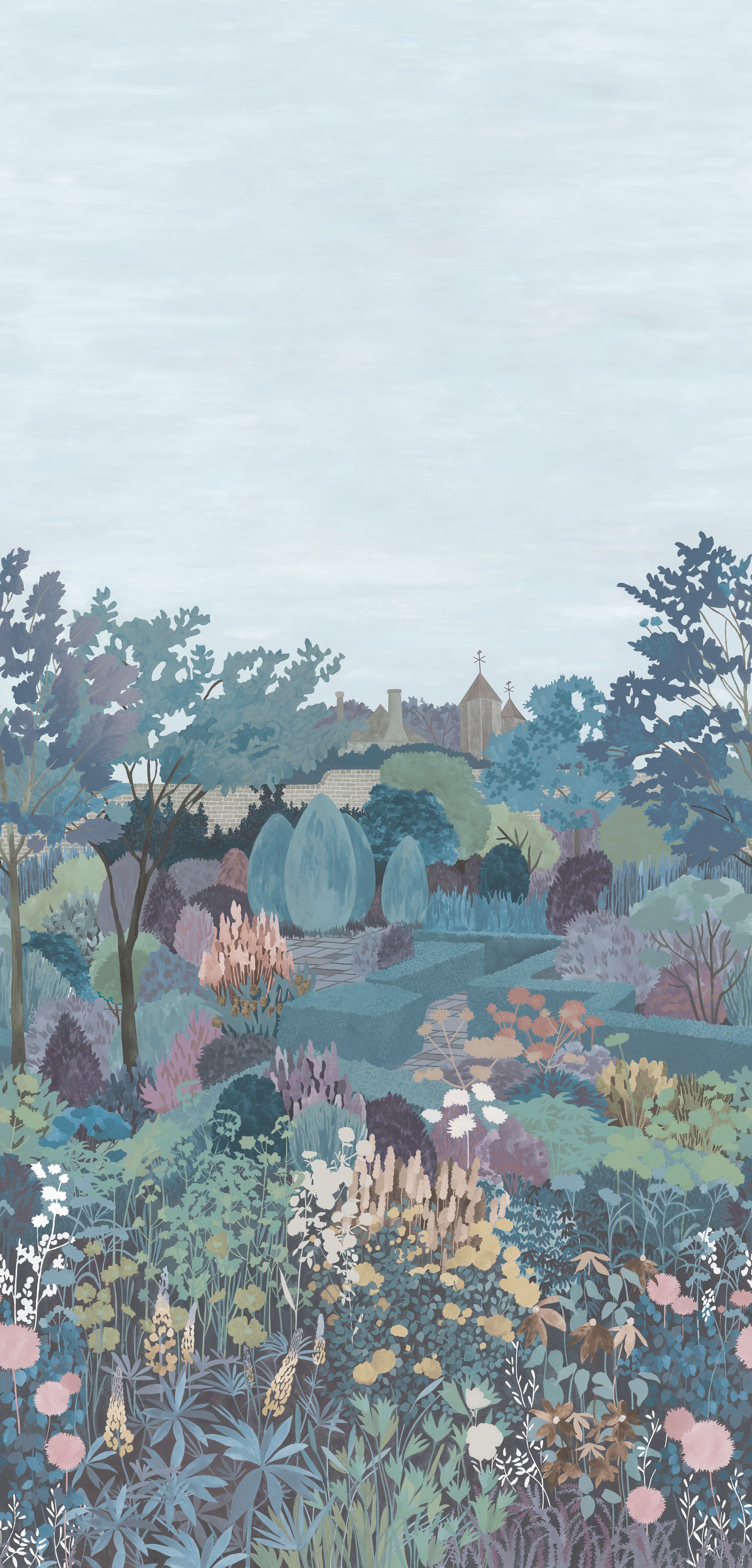 Castle Garden - Tea With Florence by Little Greene - luxury wallpaper