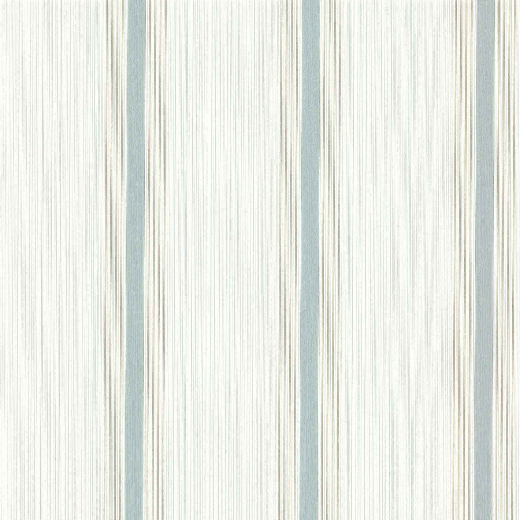 Cavendish Stripe - Brush Blue by Little Greene - luxury wallpaper