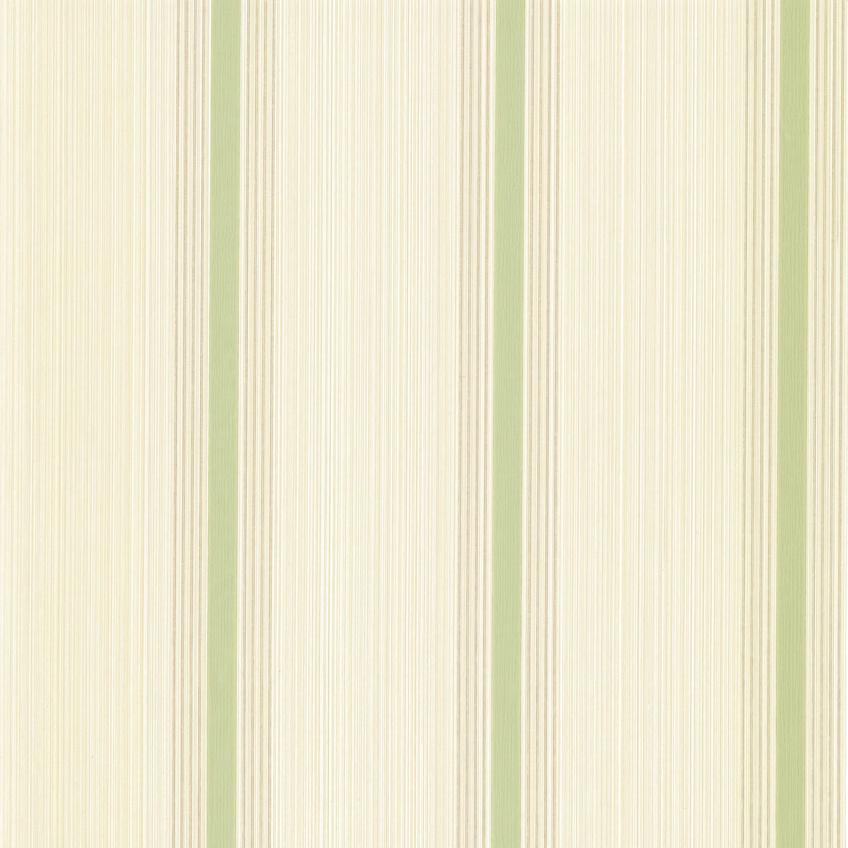 Cavendish Stripe - Brush Green by Little Greene - luxury wallpaper