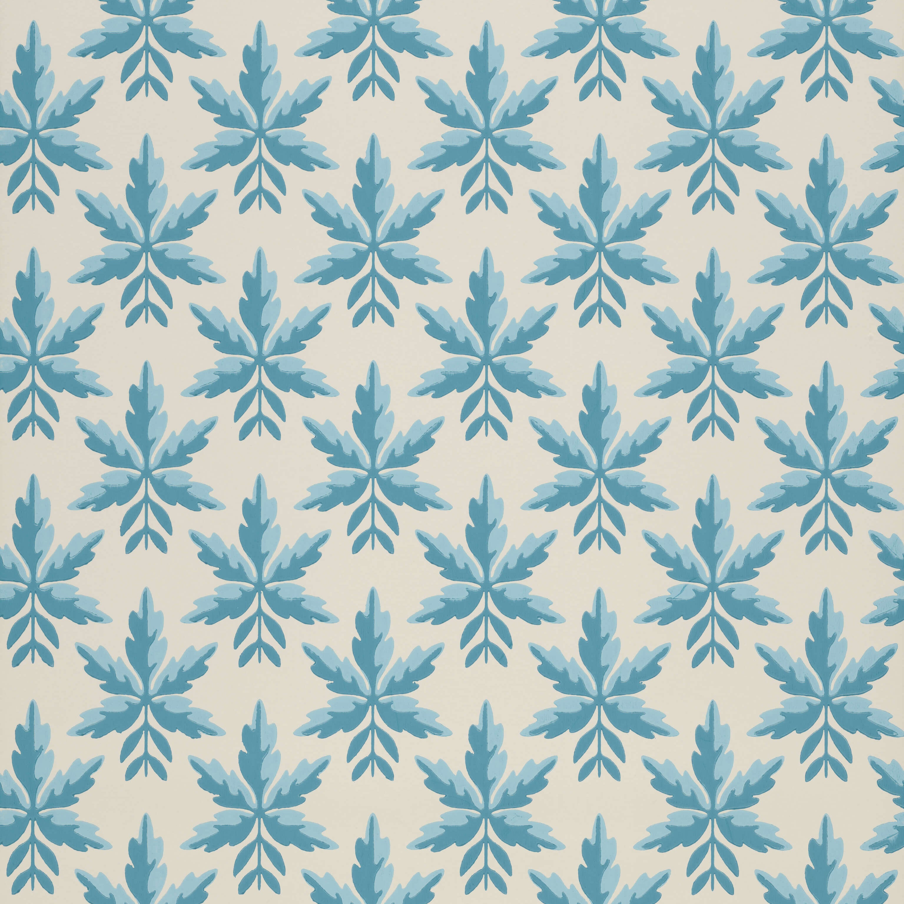 Clutterbuck - Bice by Little Greene - luxury wallpaper