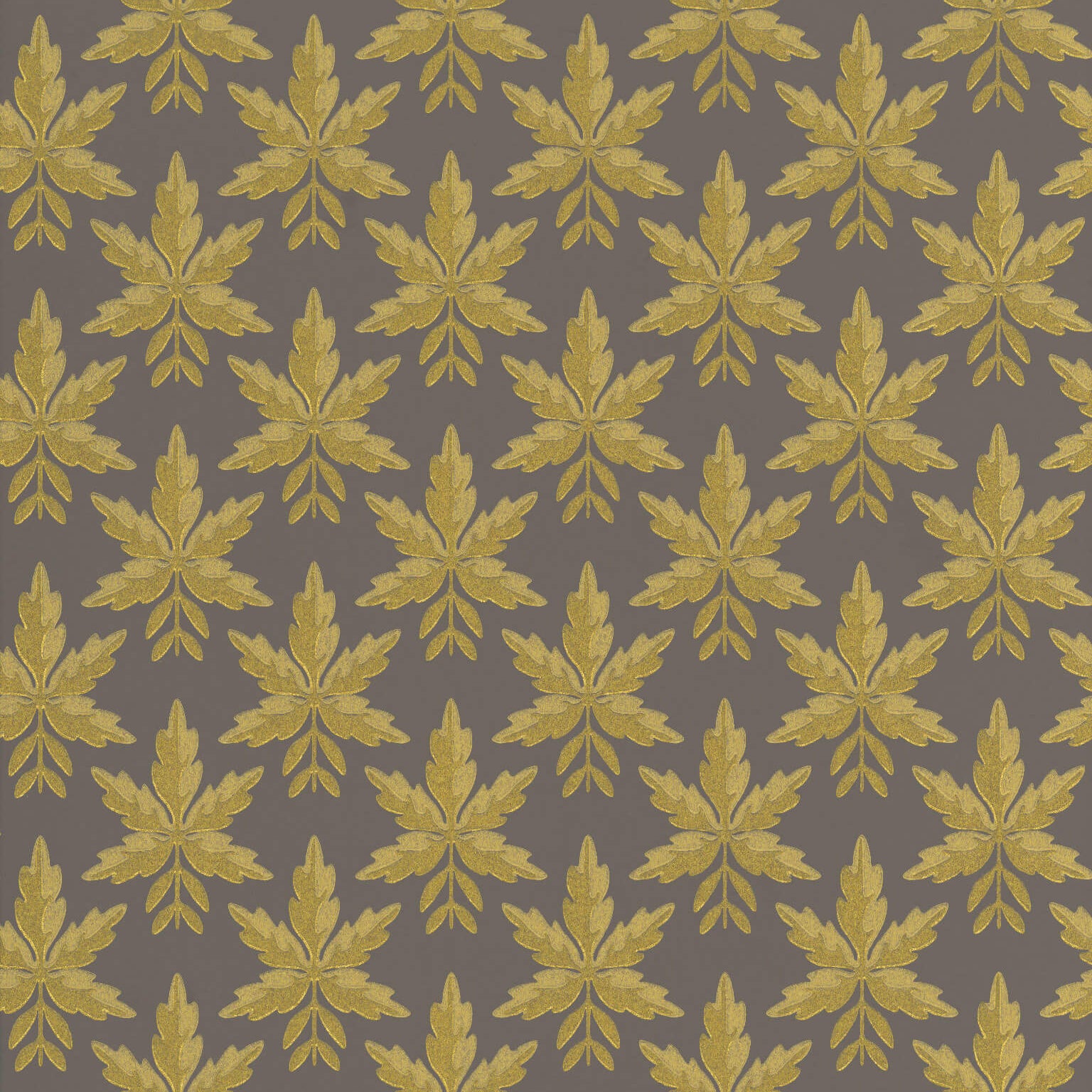 Clutterbuck - Corinthian Gold by Little Greene - luxury wallpaper