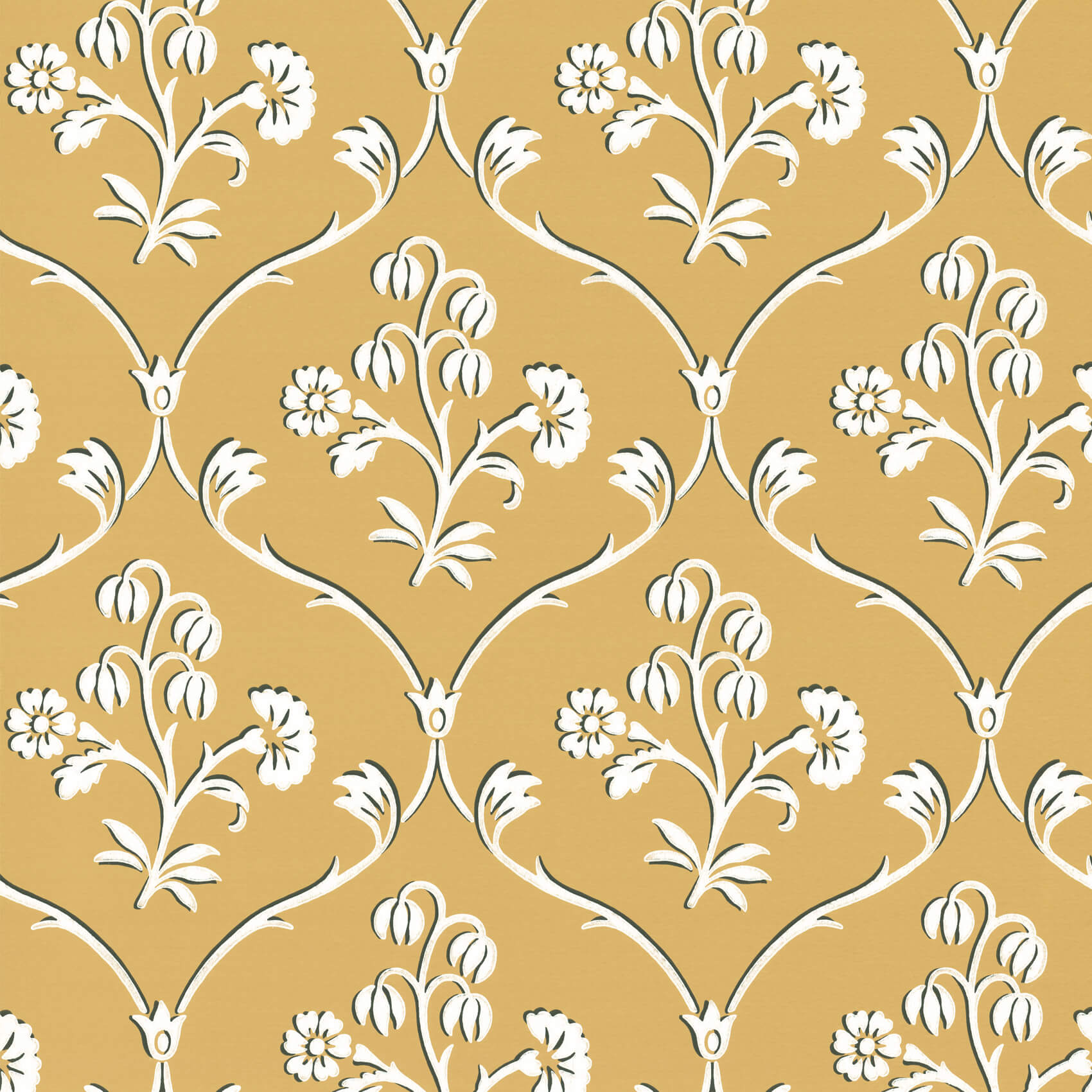 Cranford - Wheat by Little Greene - luxury wallpaper