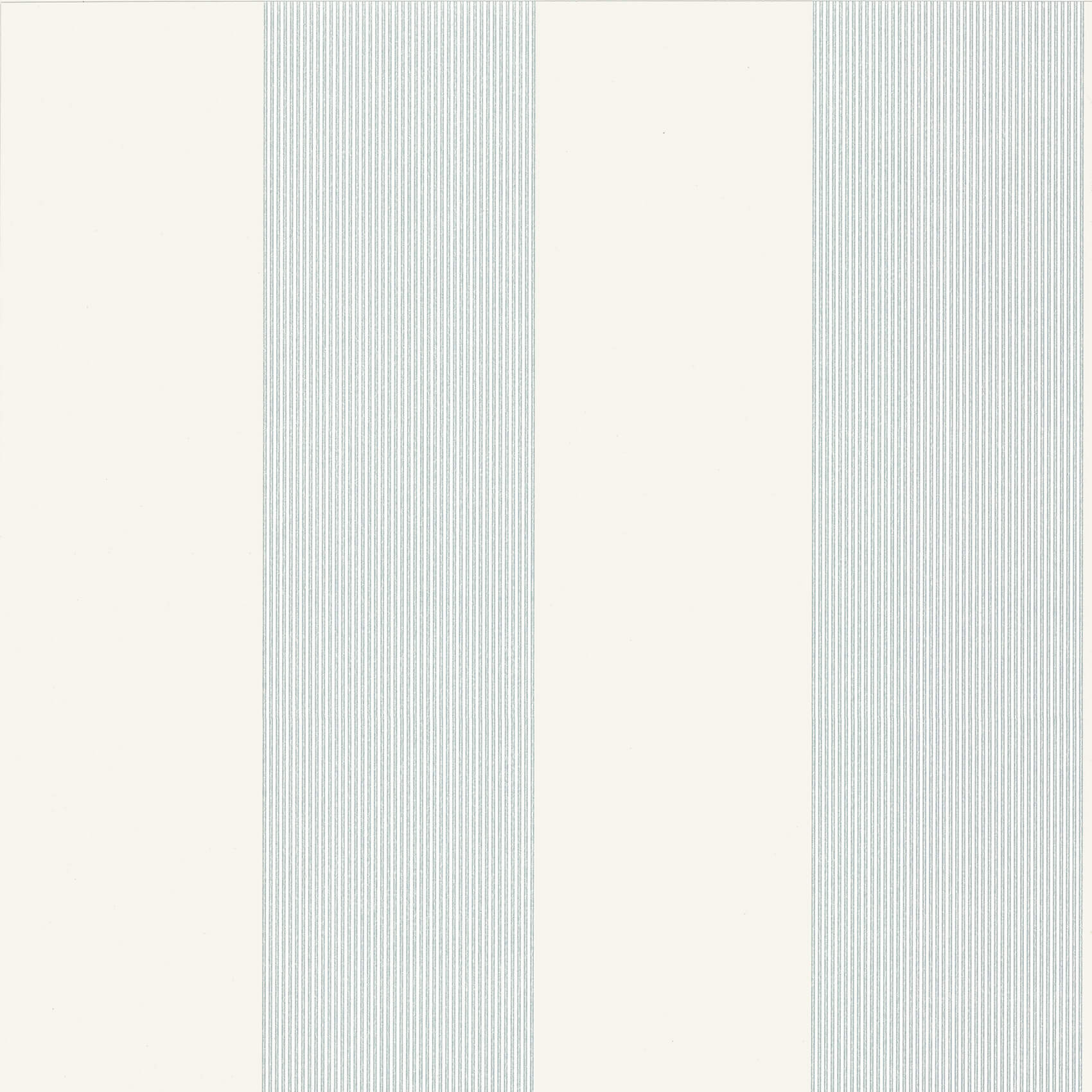 Elephant Stripe - Bright White by Little Greene - luxury wallpaper