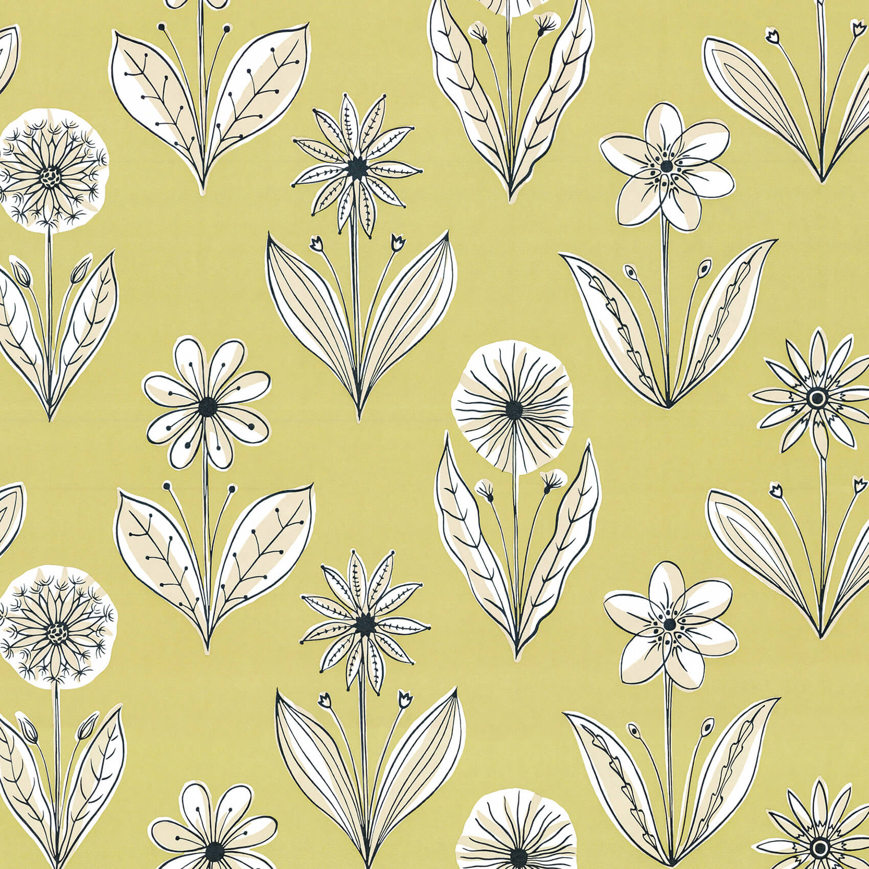 Florette - Acid Drop by Little Greene - luxury wallpaper