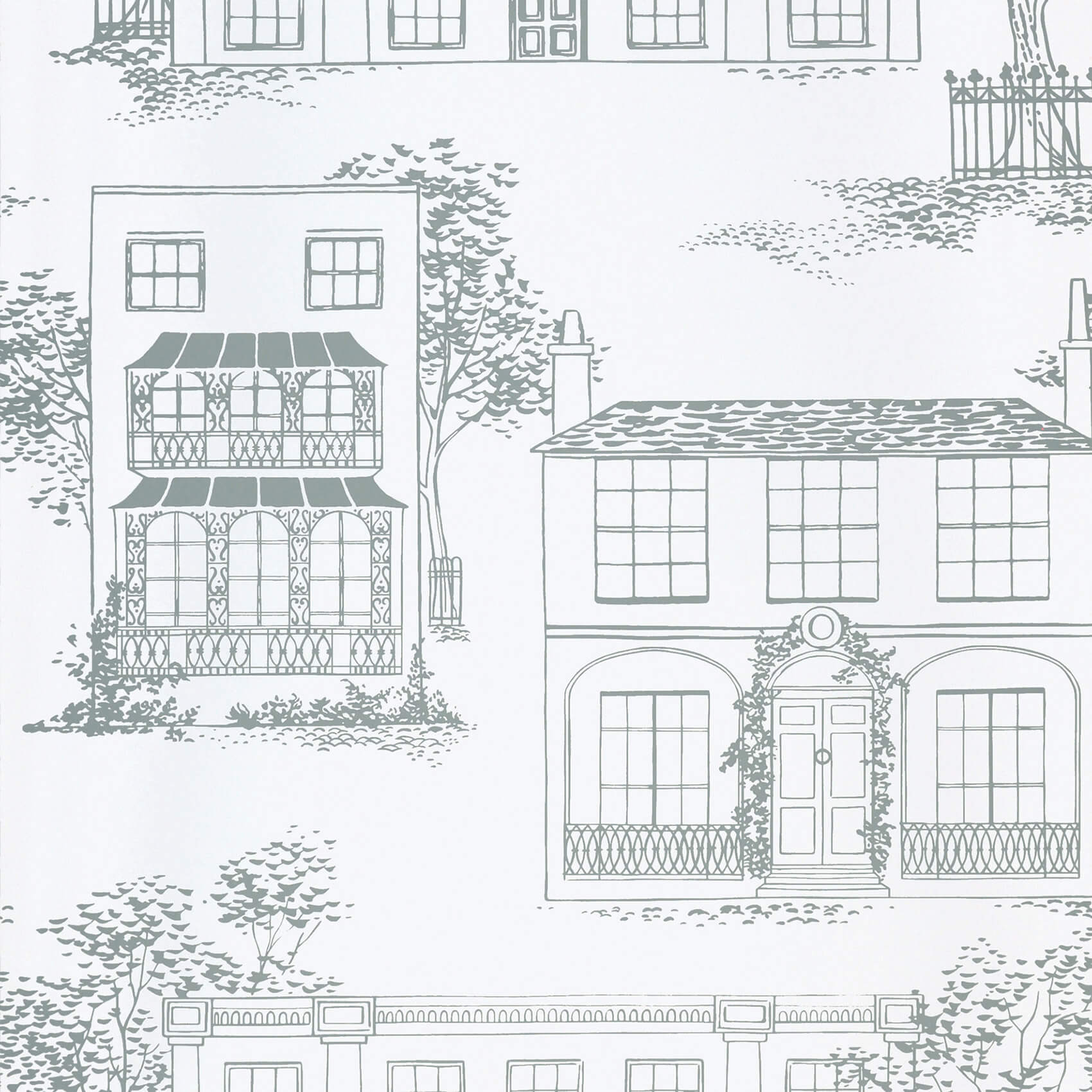Hampstead - Glass by Little Greene - luxury wallpaper