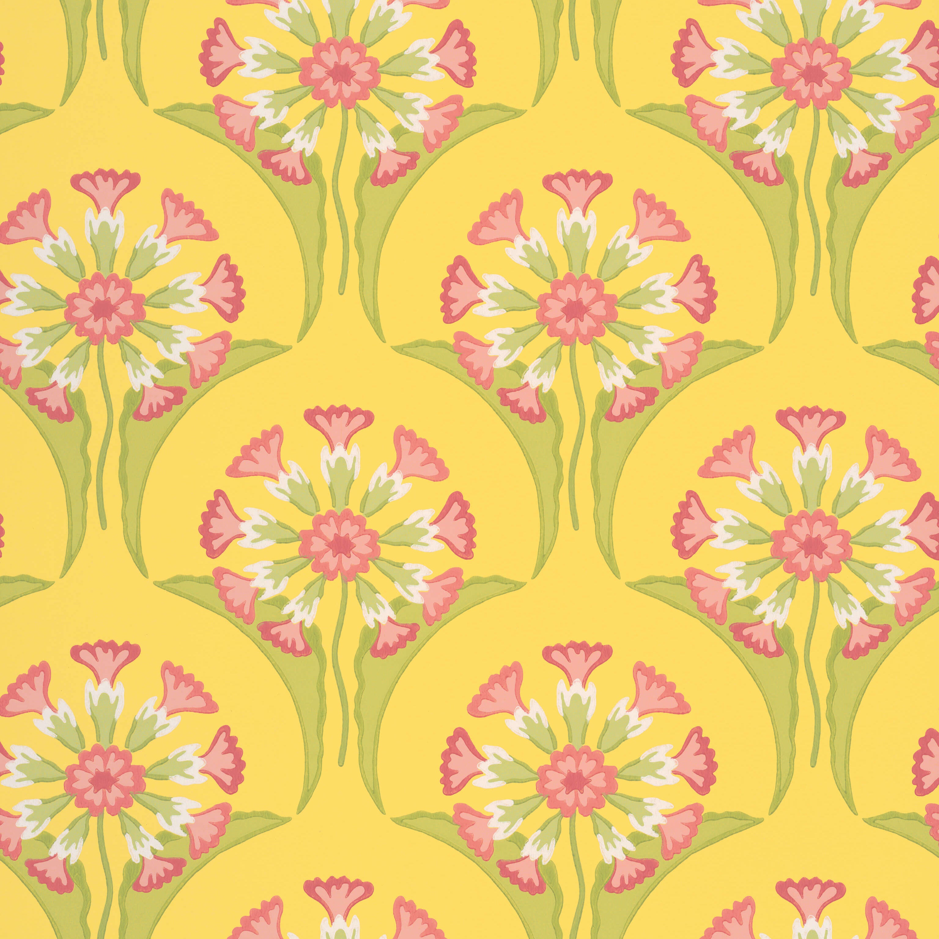 Hencroft - Punch by Little Greene - luxury wallpaper