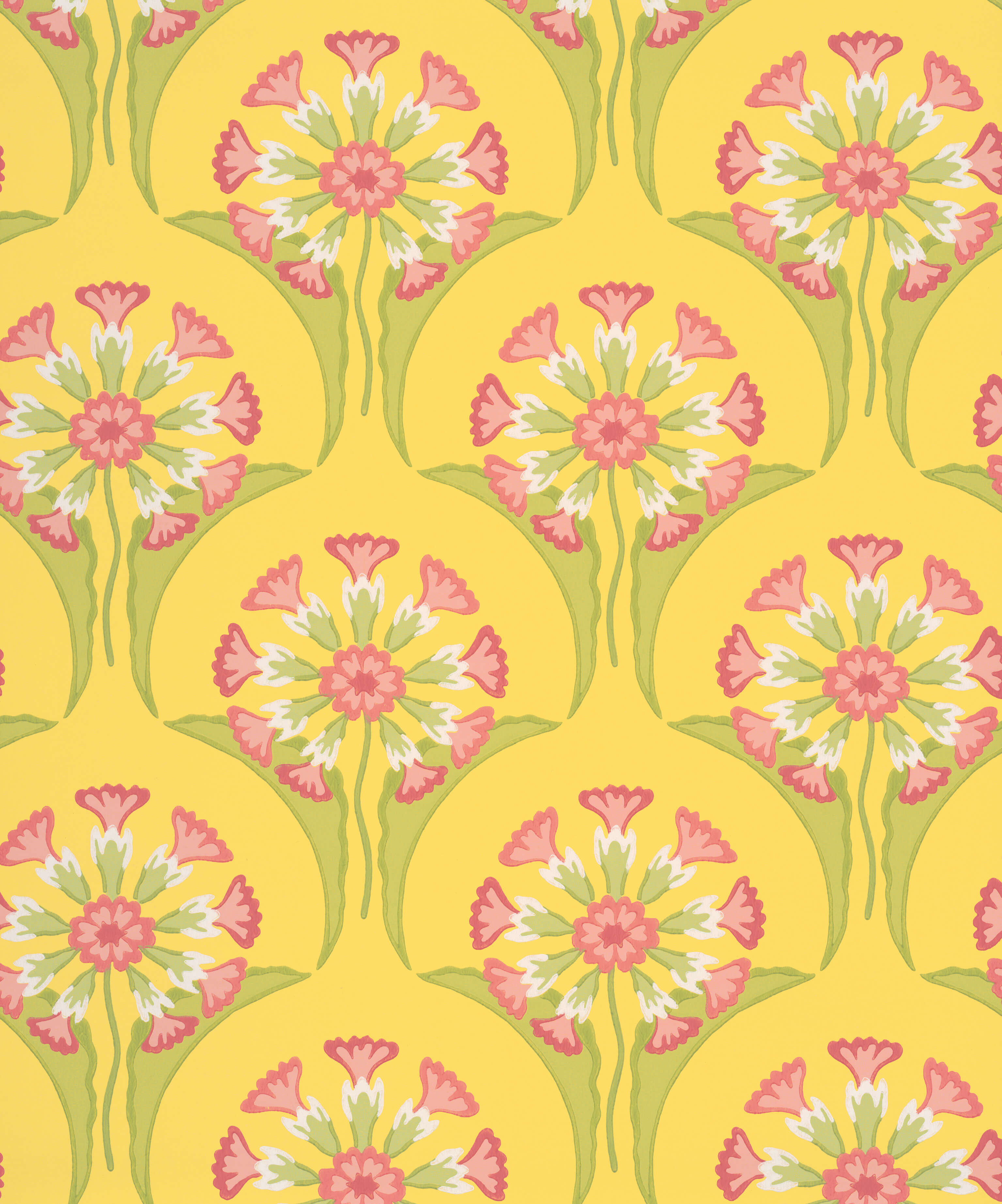 Hencroft - Punch by Little Greene - luxury wallpaper