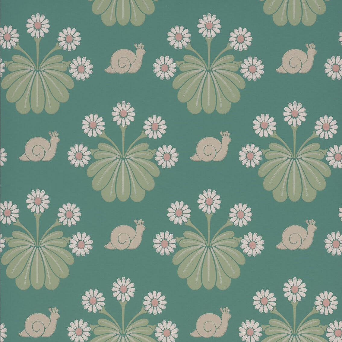 Burges Snail - Ocean by Little Greene - luxury wallpaper