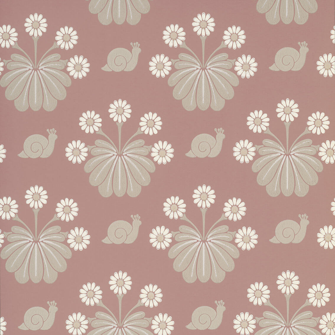 Burges Snail - Rosie by Little Greene - luxury wallpaper