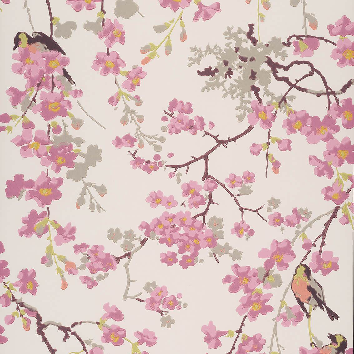 Massingberd Blossom - Mineral by Little Greene - luxury wallpaper