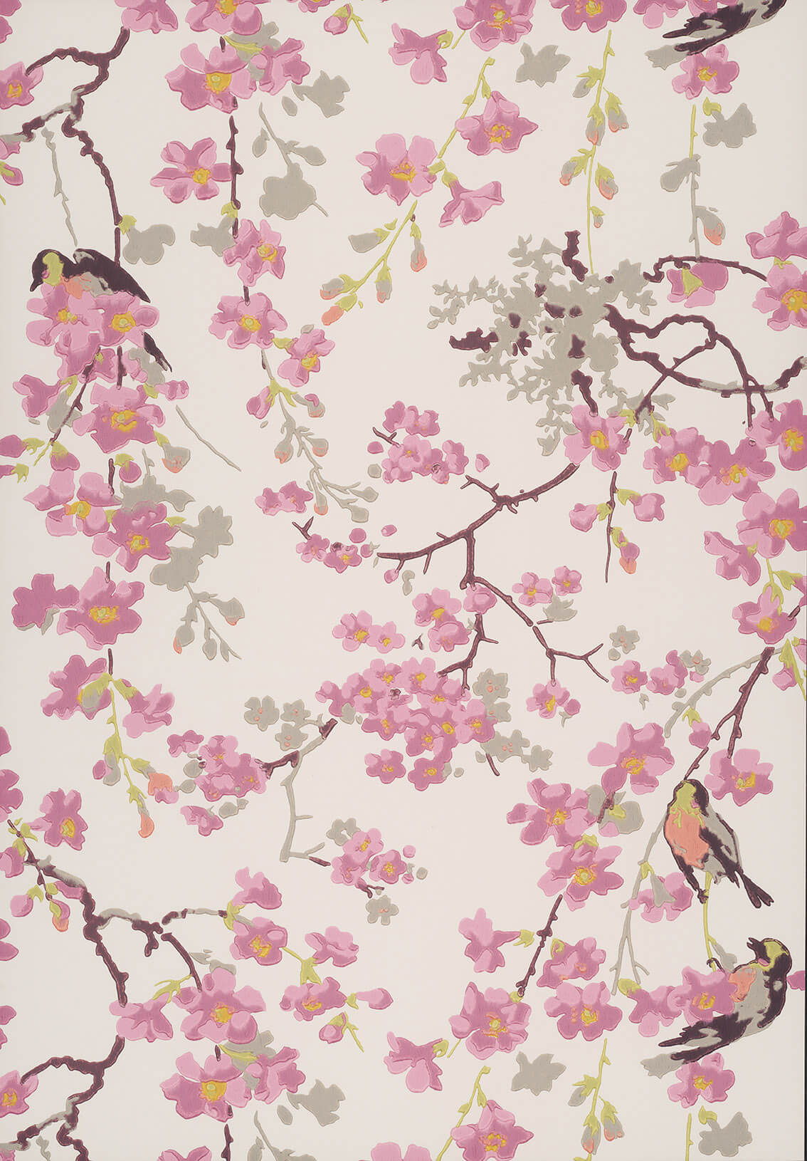 Massingberd Blossom - Mineral by Little Greene - luxury wallpaper