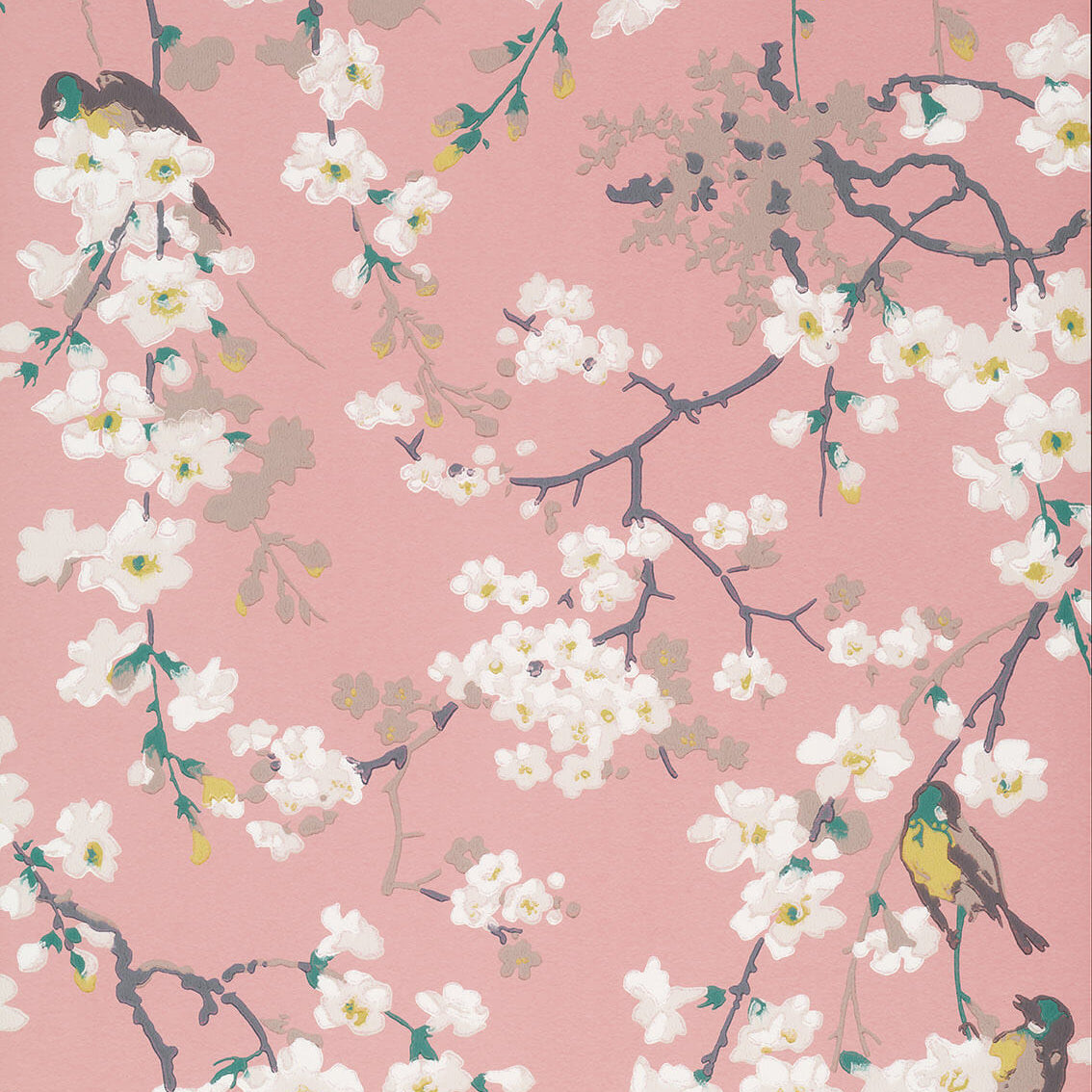 Massingberd Blossom - Oriental by Little Greene - luxury wallpaper