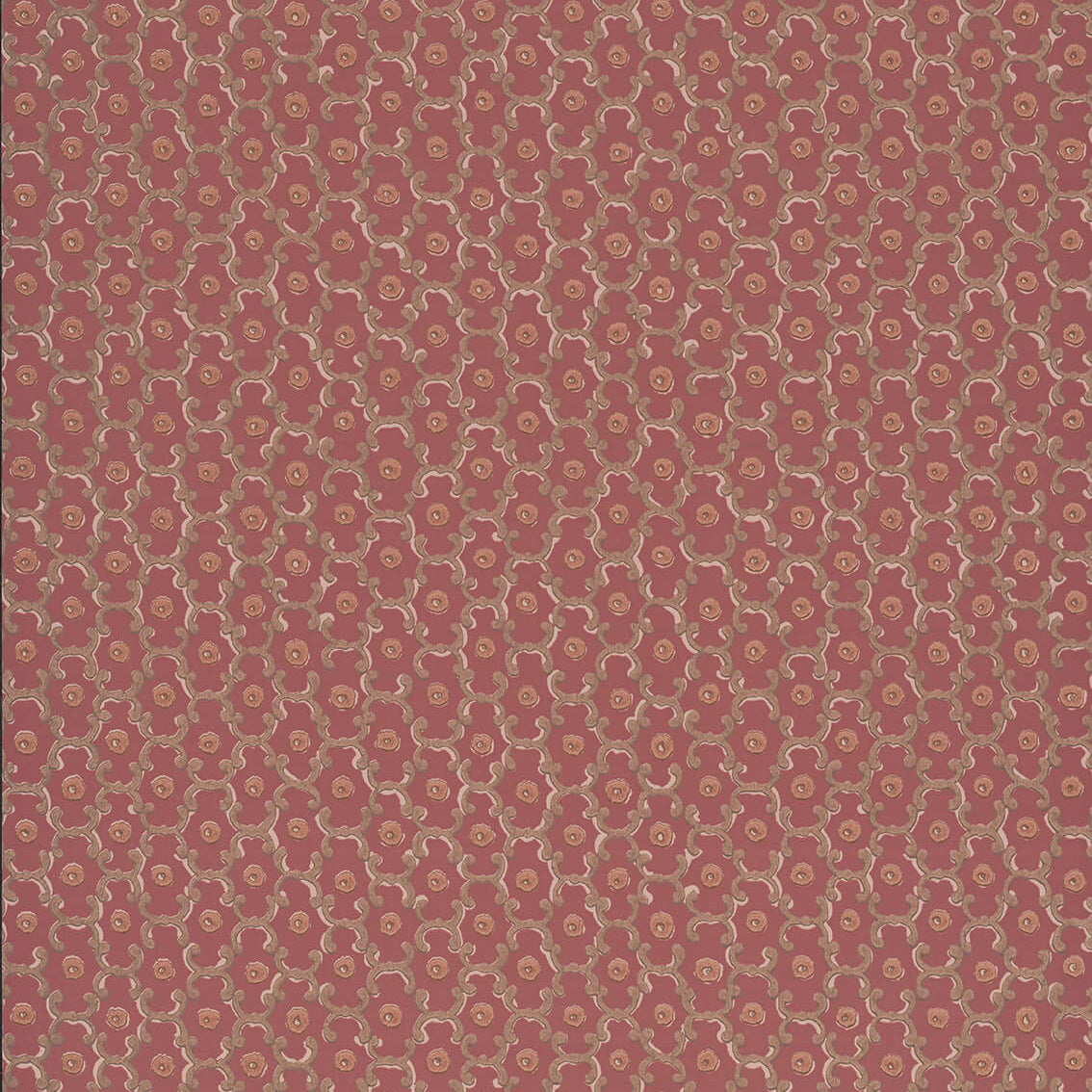 Moy - Red Ochre by Little Greene - luxury wallpaper