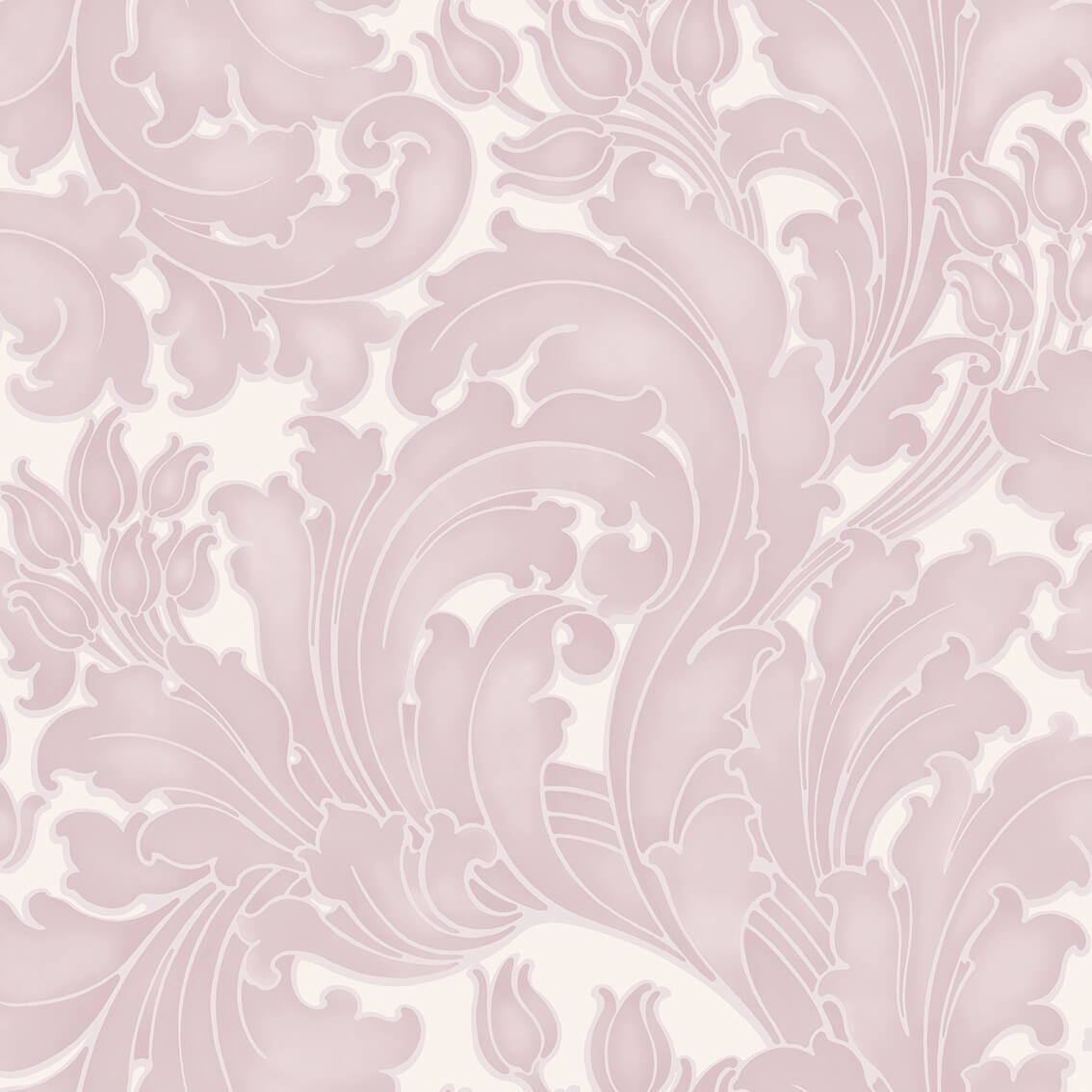 Tulip - Sugar by Little Greene - luxury wallpaper