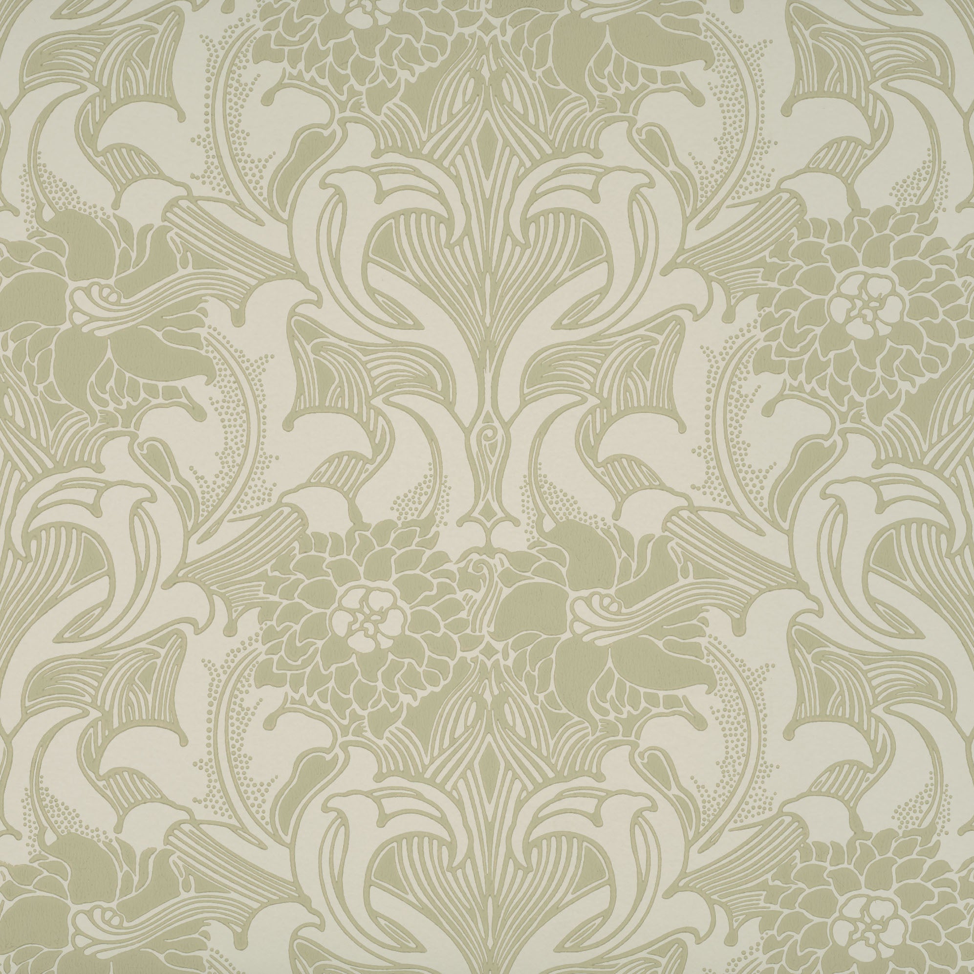 Dahlia Scroll - Mirror by Little Greene - luxury wallpaper
