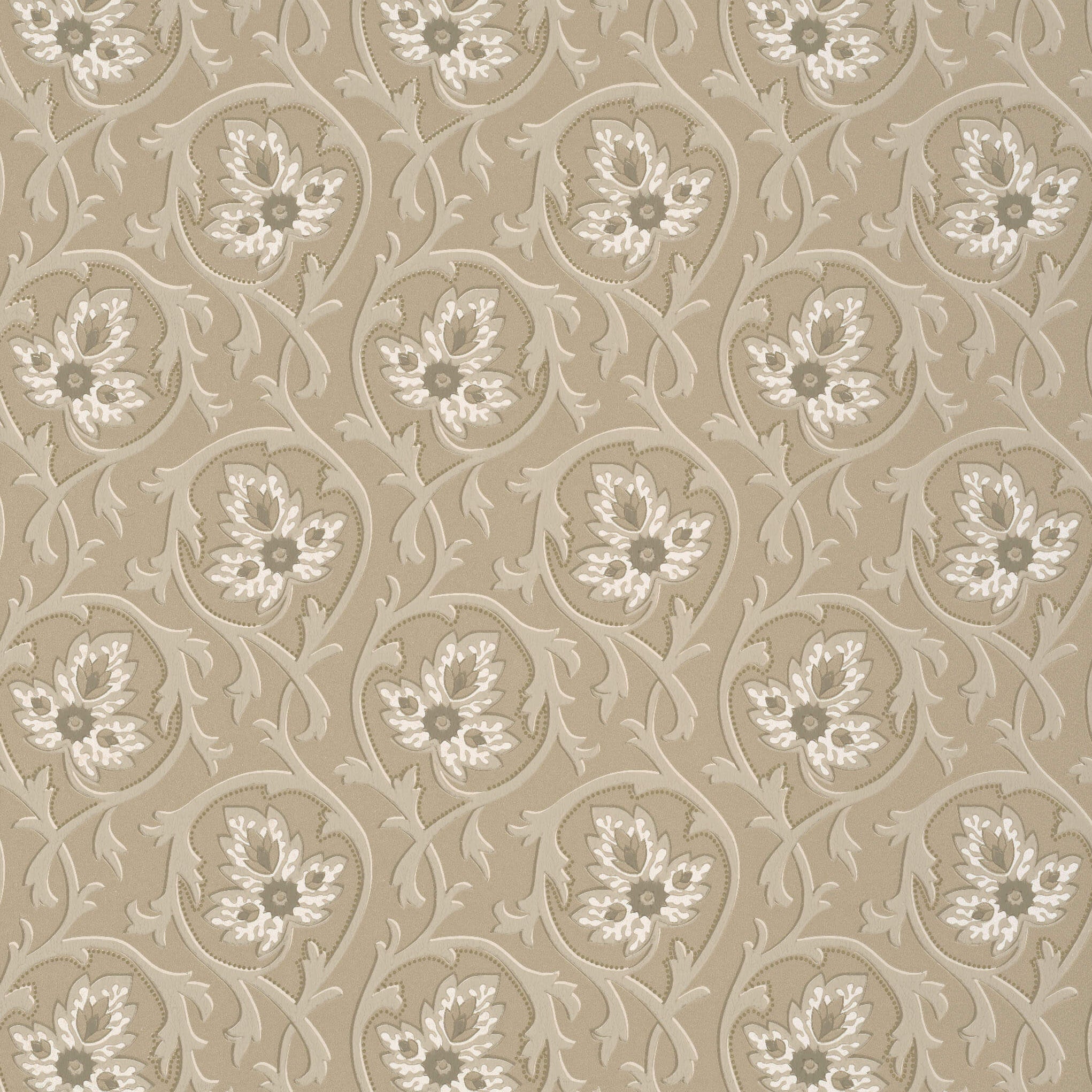 Hoja - Portland Stone by Little Greene - luxury wallpaper