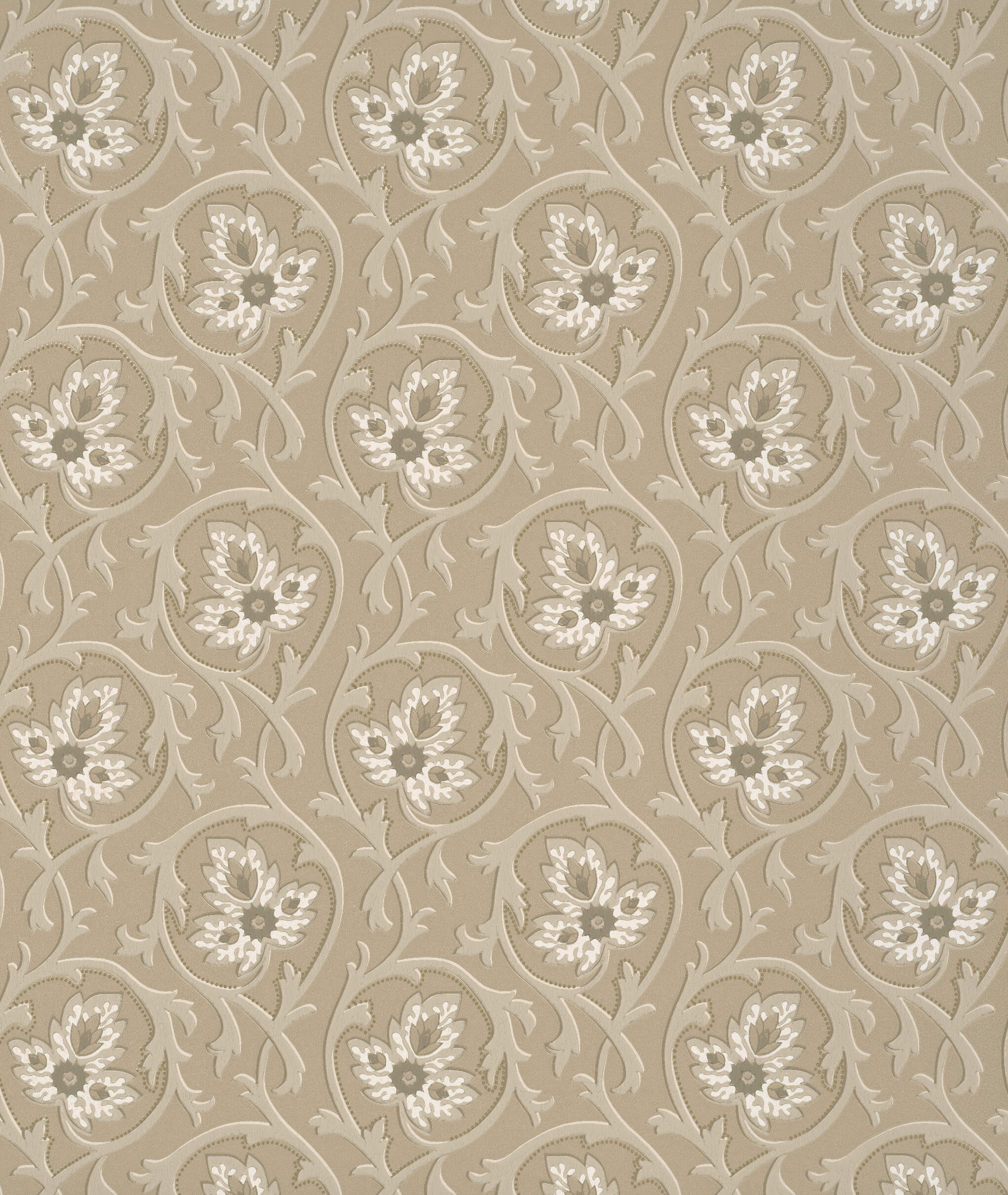 Hoja - Portland Stone by Little Greene - luxury wallpaper