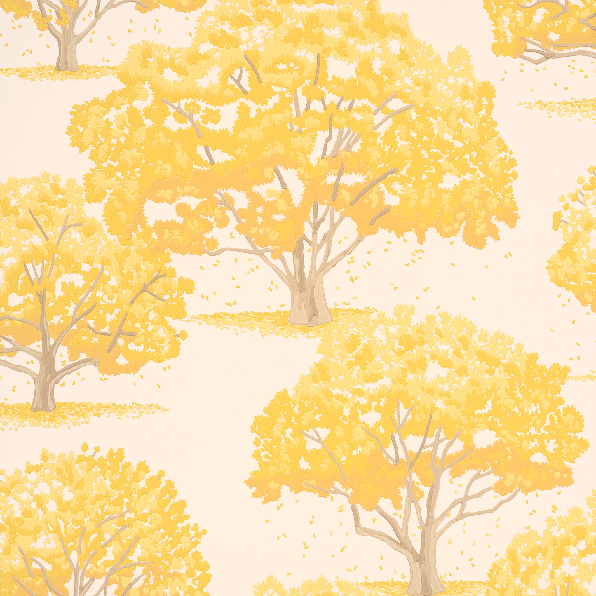 Magnolia Blossom - Indian Yellow by Little Greene - luxury wallpaper
