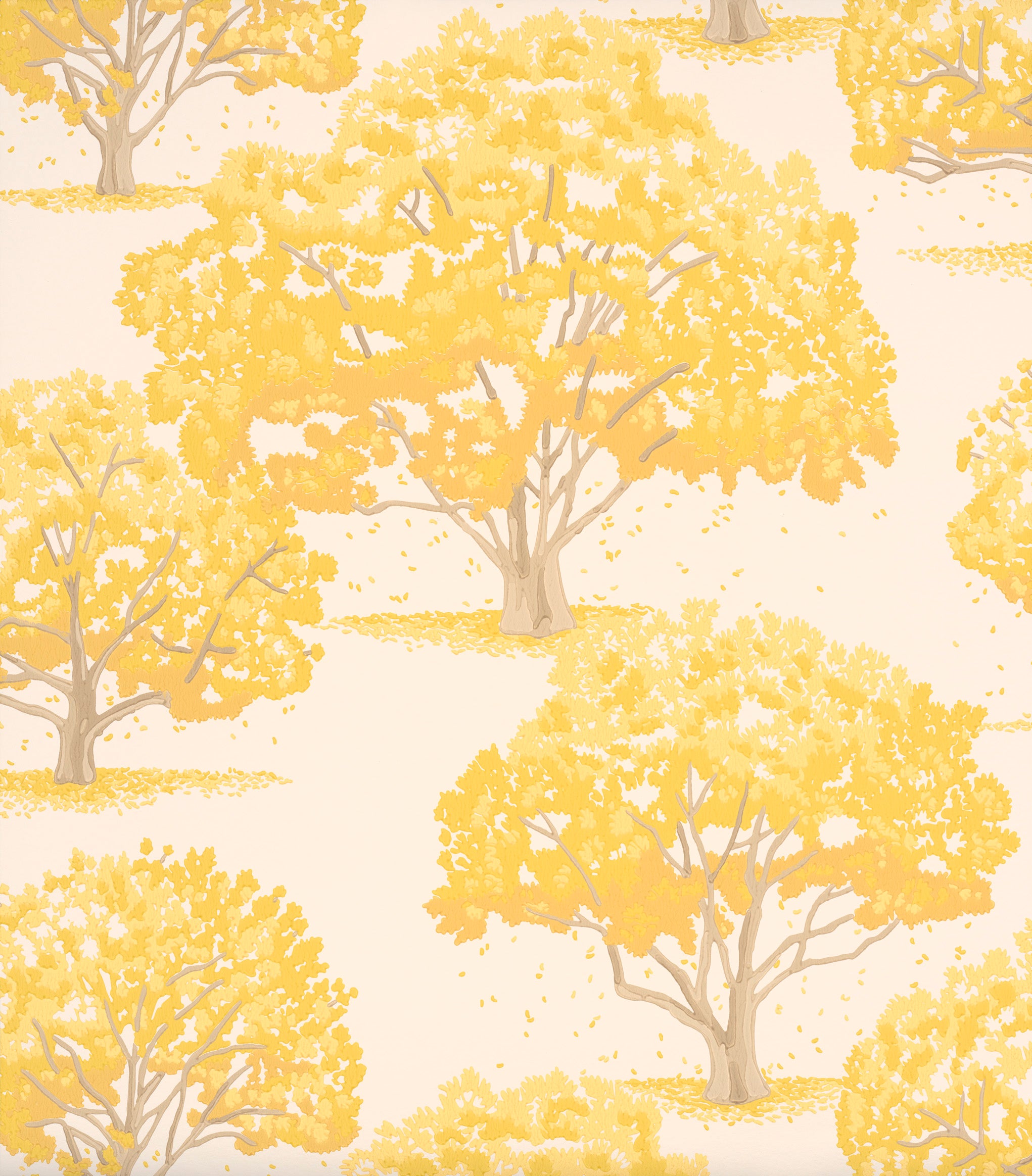Magnolia Blossom - Indian Yellow by Little Greene - luxury wallpaper