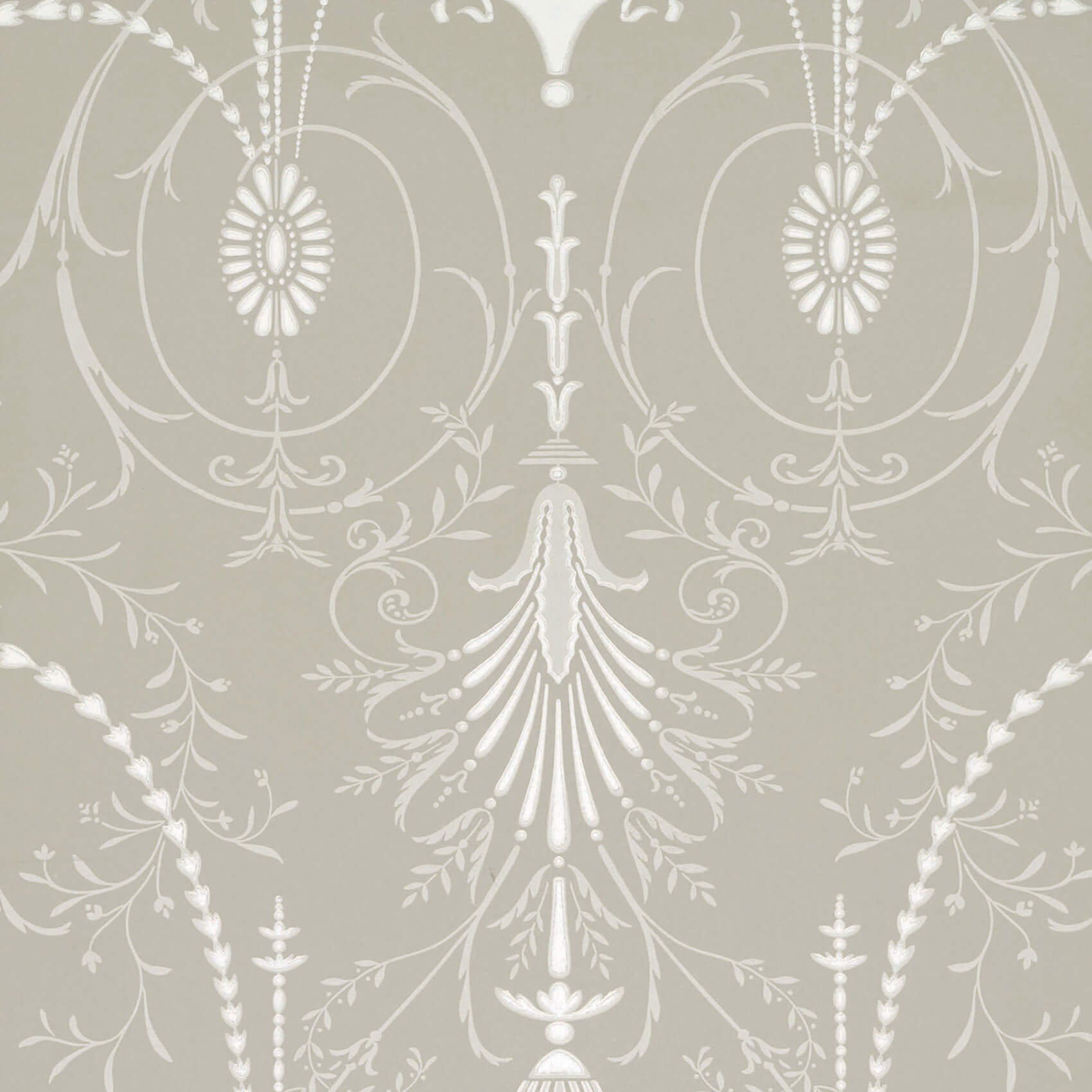 Marlborough - Paris Grey by Little Greene - luxury wallpaper