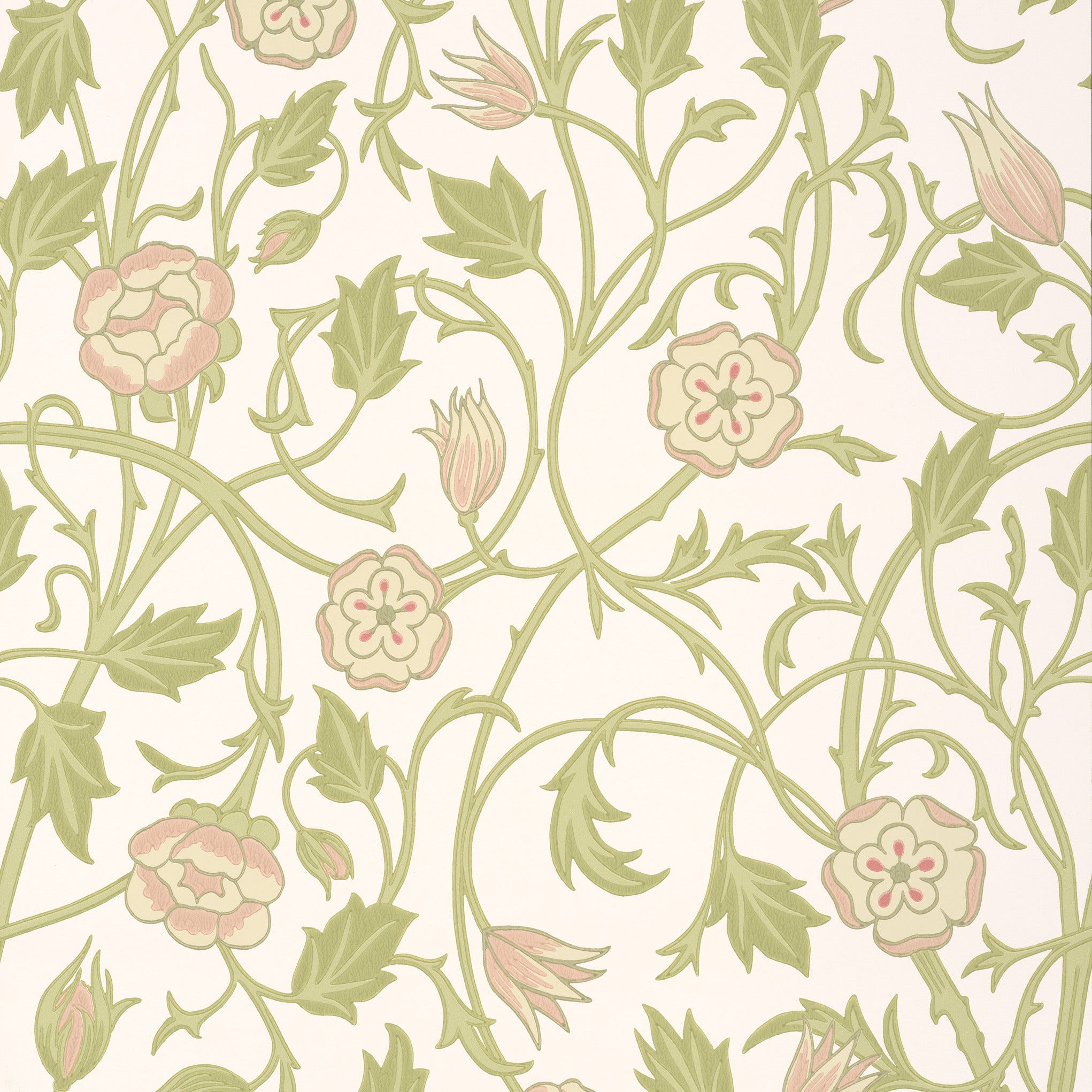May's Tulip - Clay by Little Greene - luxury wallpaper