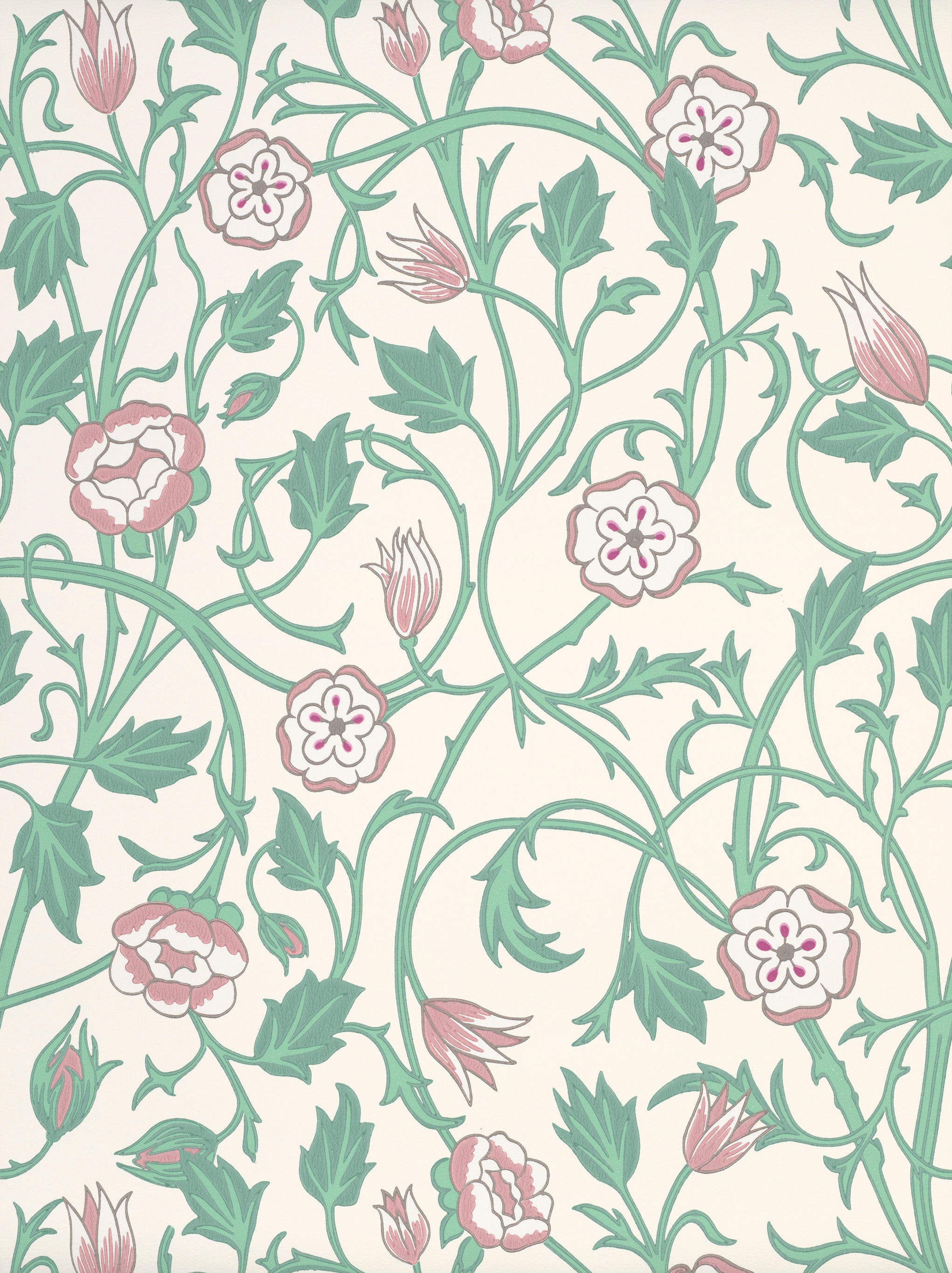 May's Tulip - Linen Wash by Little Greene - luxury wallpaper