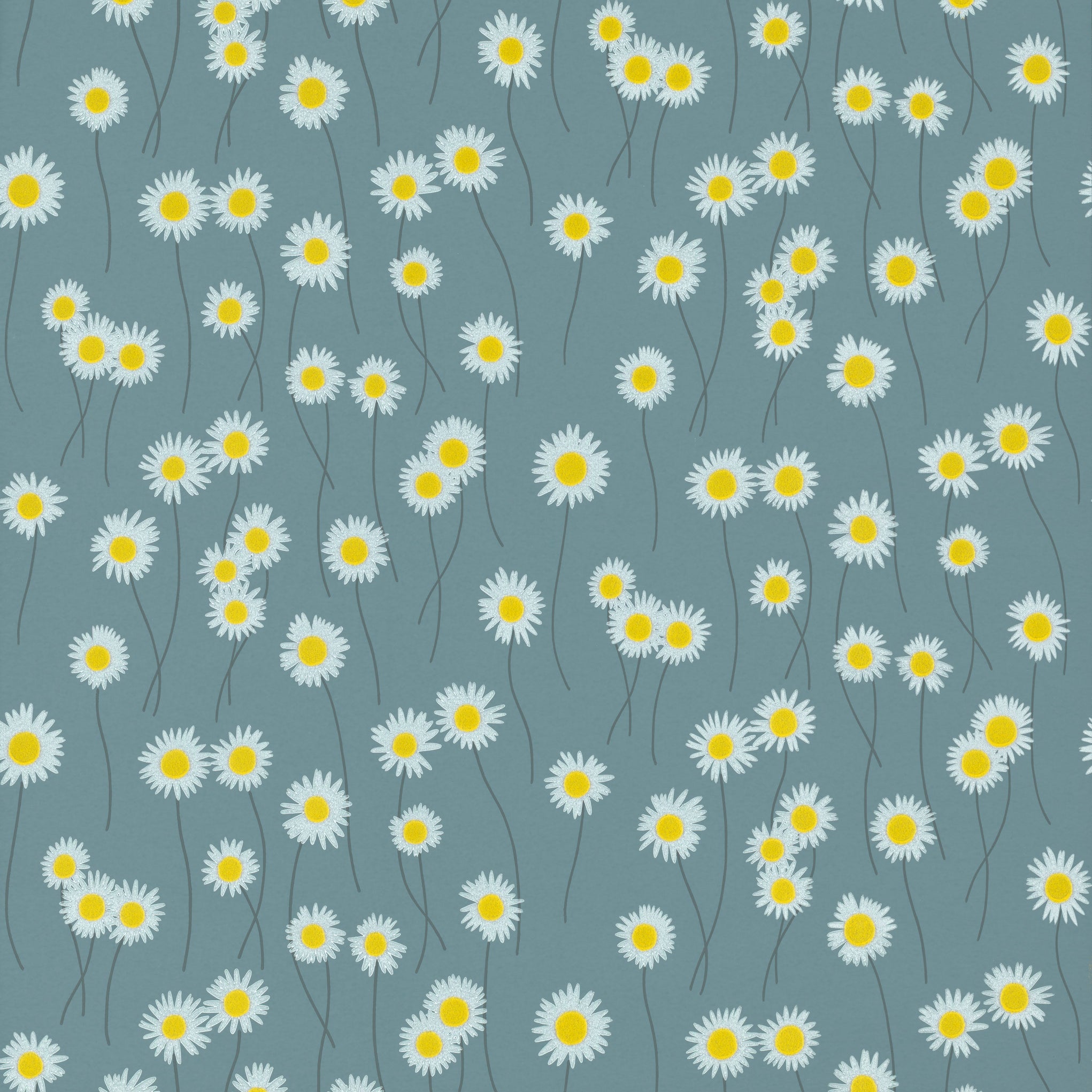 Moon Daisies - Etruria by Little Greene - luxury wallpaper