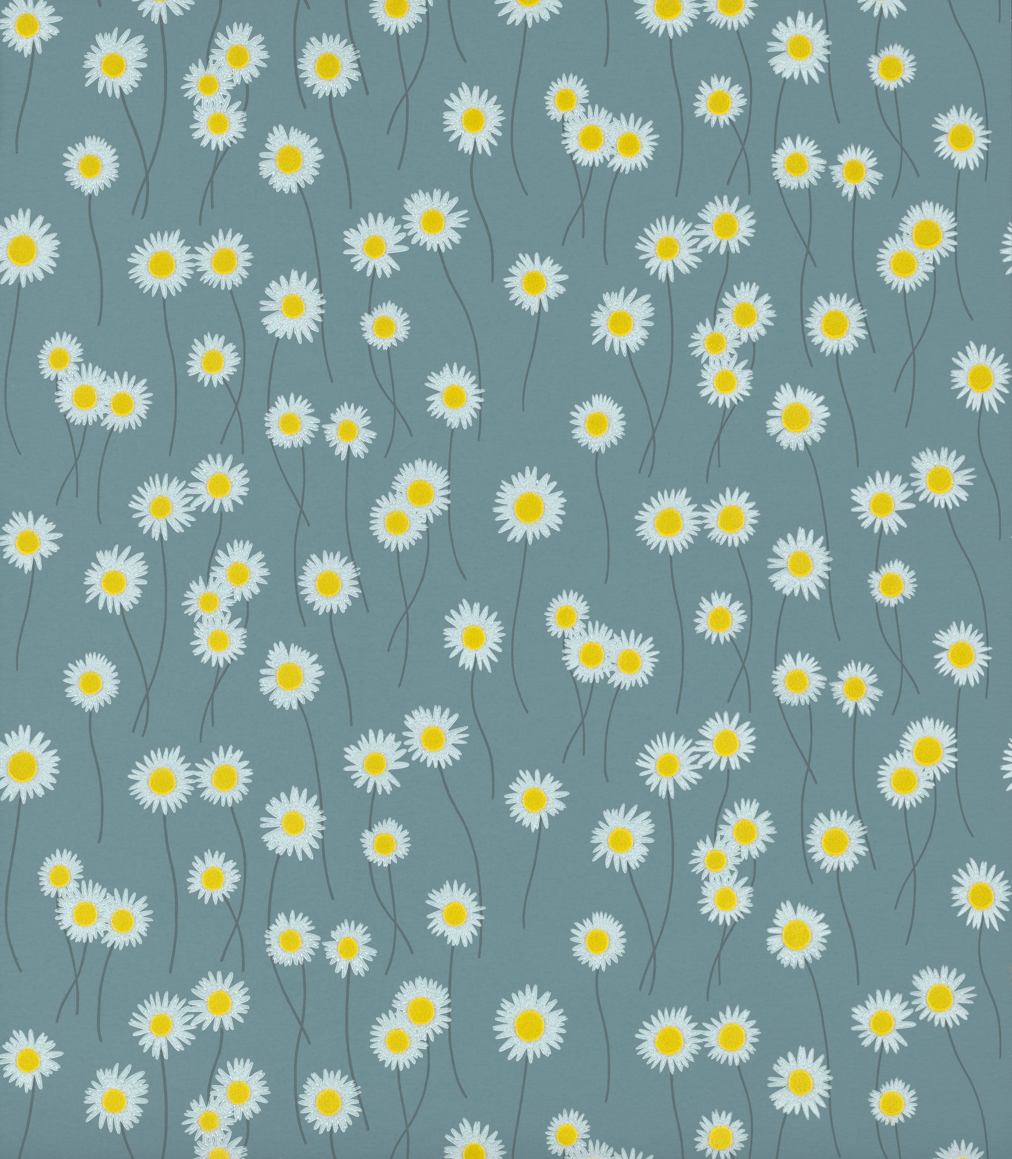 Moon Daisies - Etruria by Little Greene - luxury wallpaper