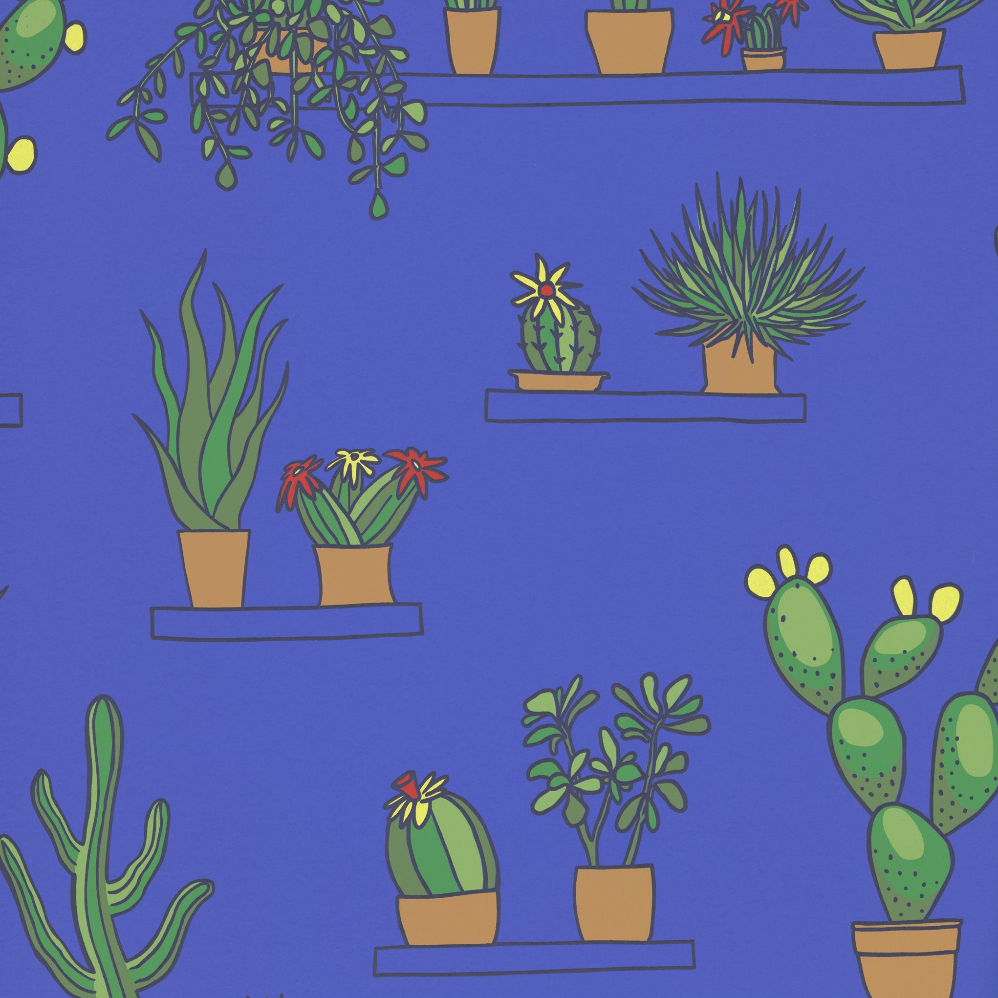 Mr Straw's Greenhouse - Mambo by Little Greene - luxury wallpaper