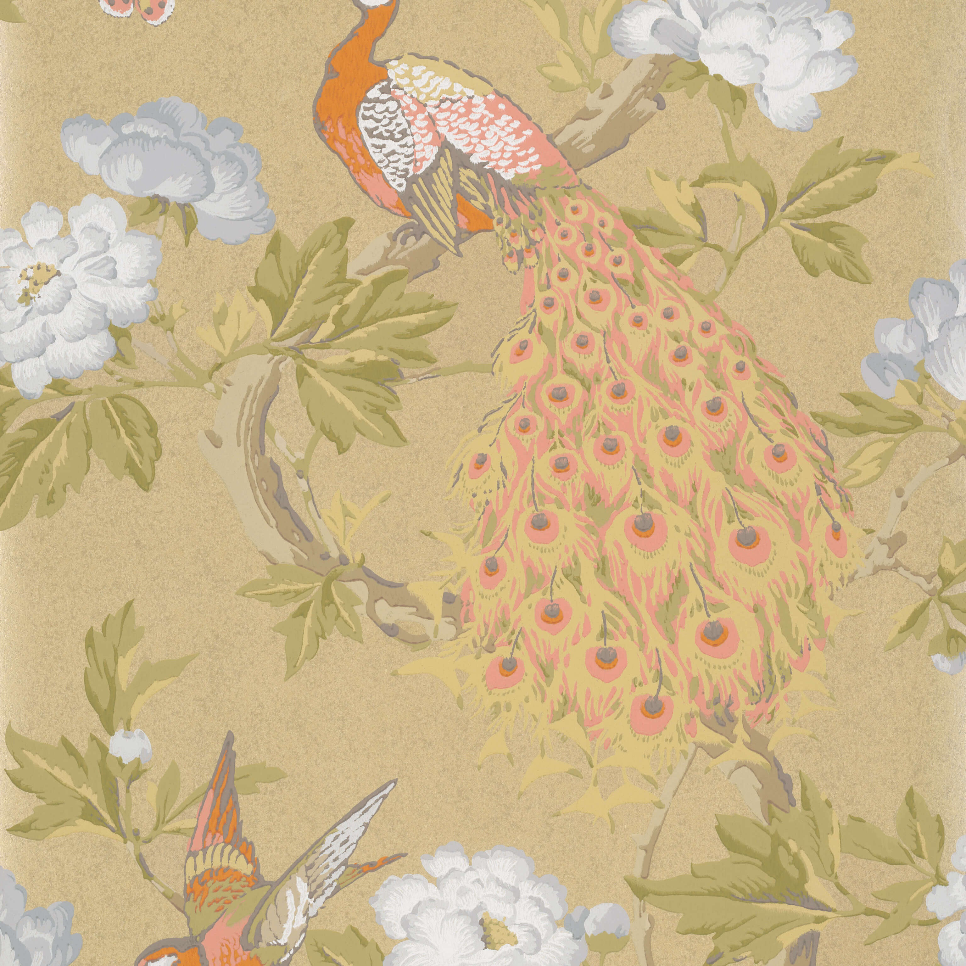 Pavona - Gina by Little Greene - luxury wallpaper