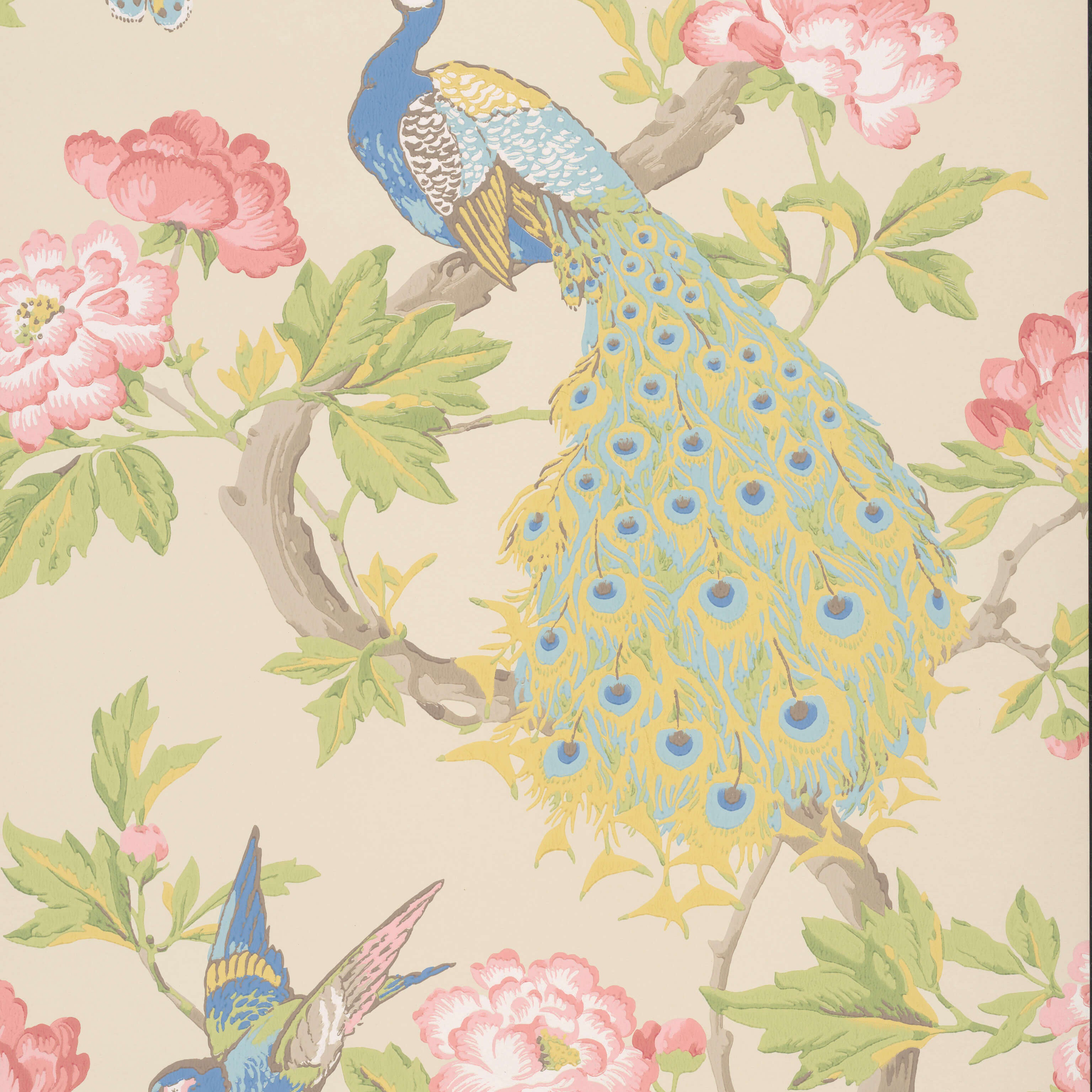 Pavona - Hazel by Little Greene - luxury wallpaper