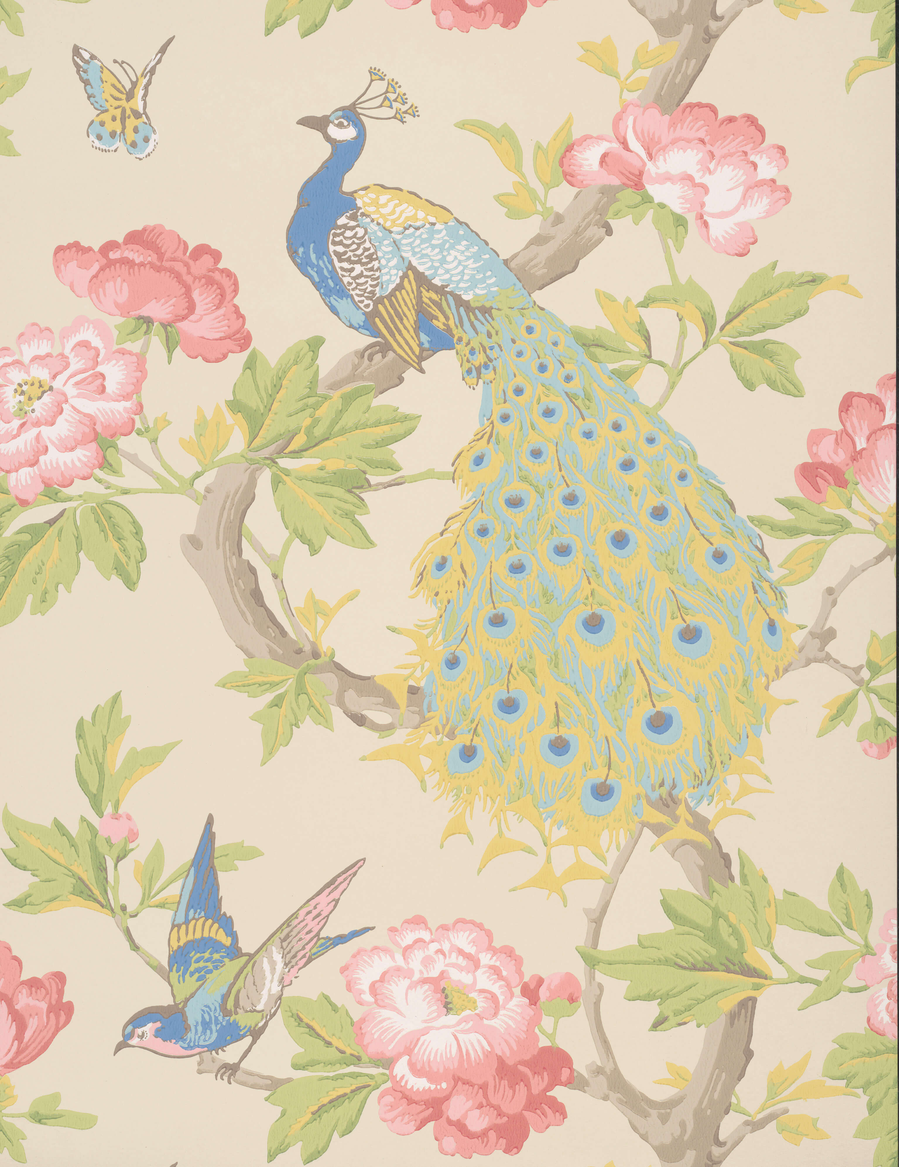 Pavona - Hazel by Little Greene - luxury wallpaper