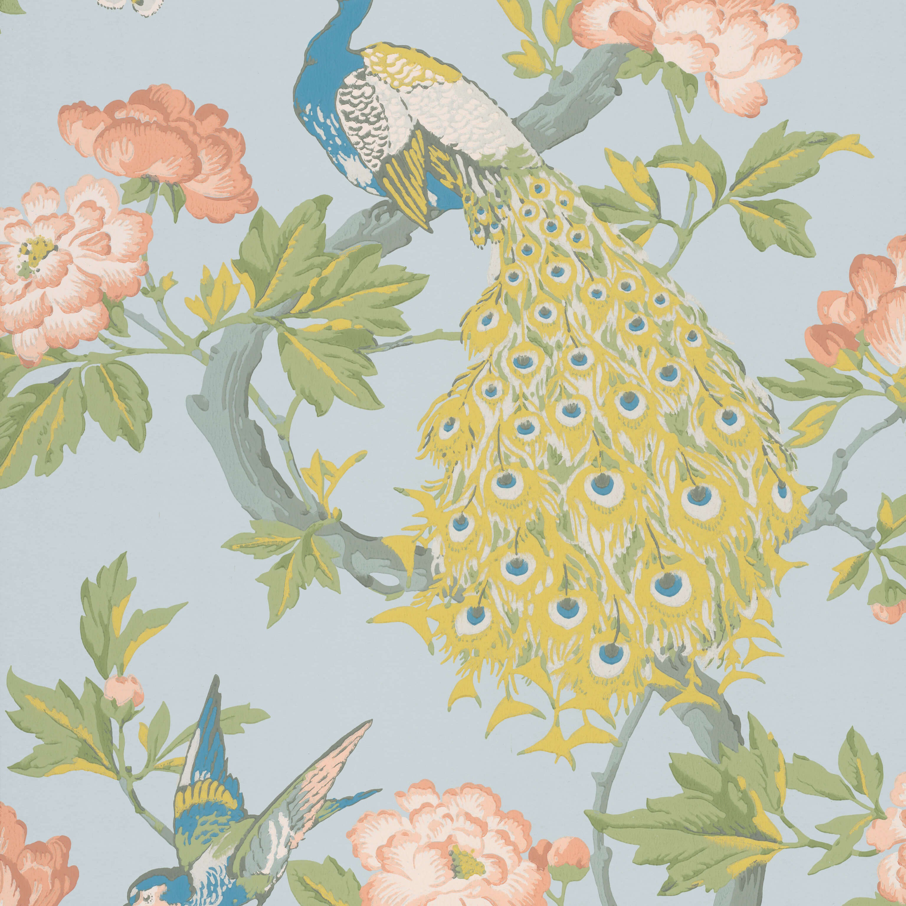 Pavona - Skye by Little Greene - luxury wallpaper