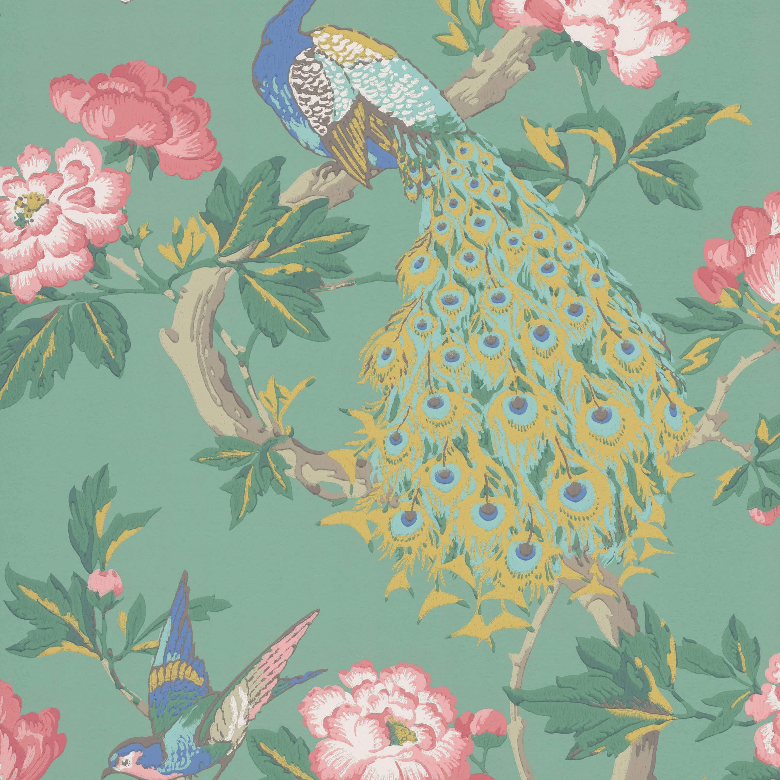 Pavona - Vivienne by Little Greene - luxury wallpaper