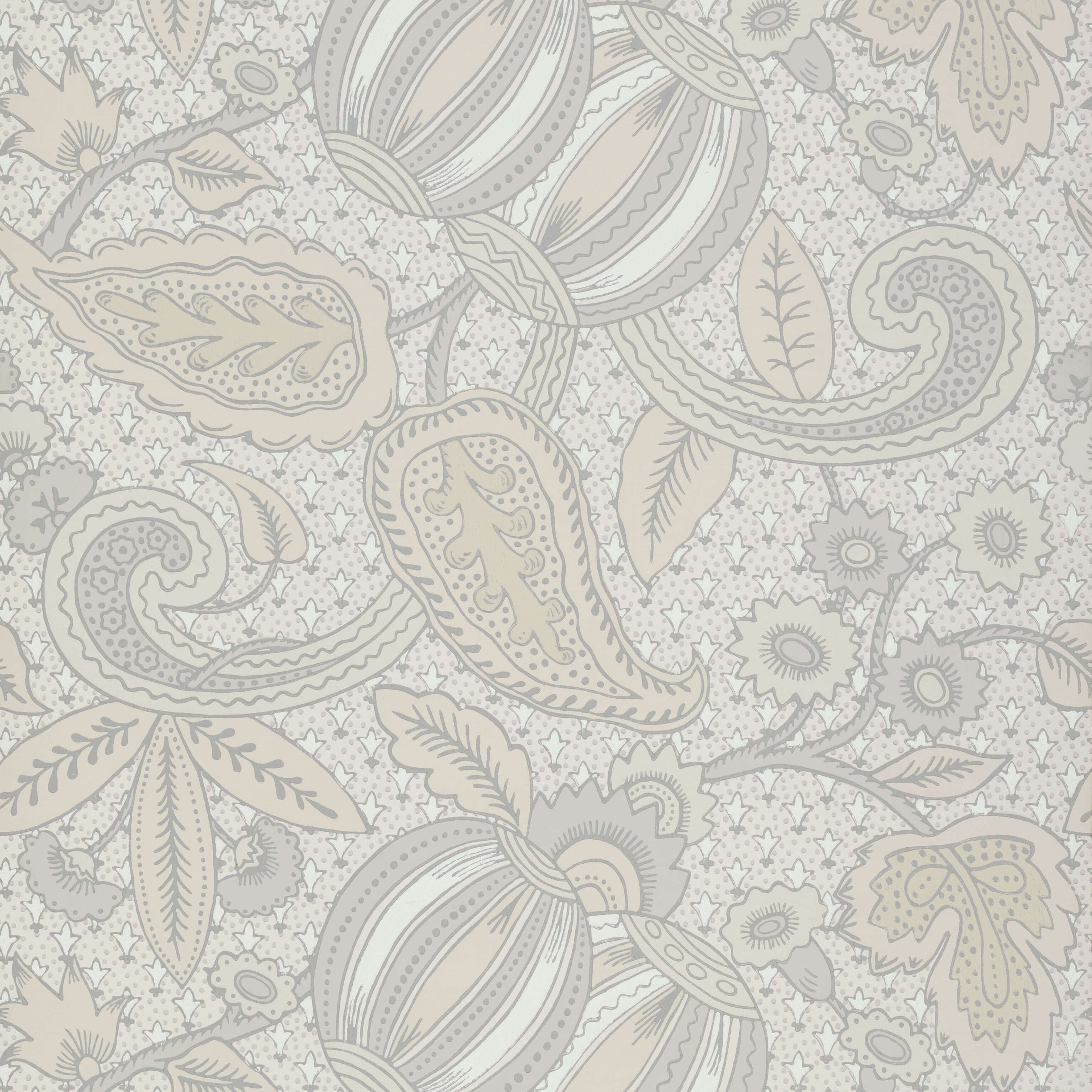 Pomegranate - Grey Scale by Little Greene - luxury wallpaper