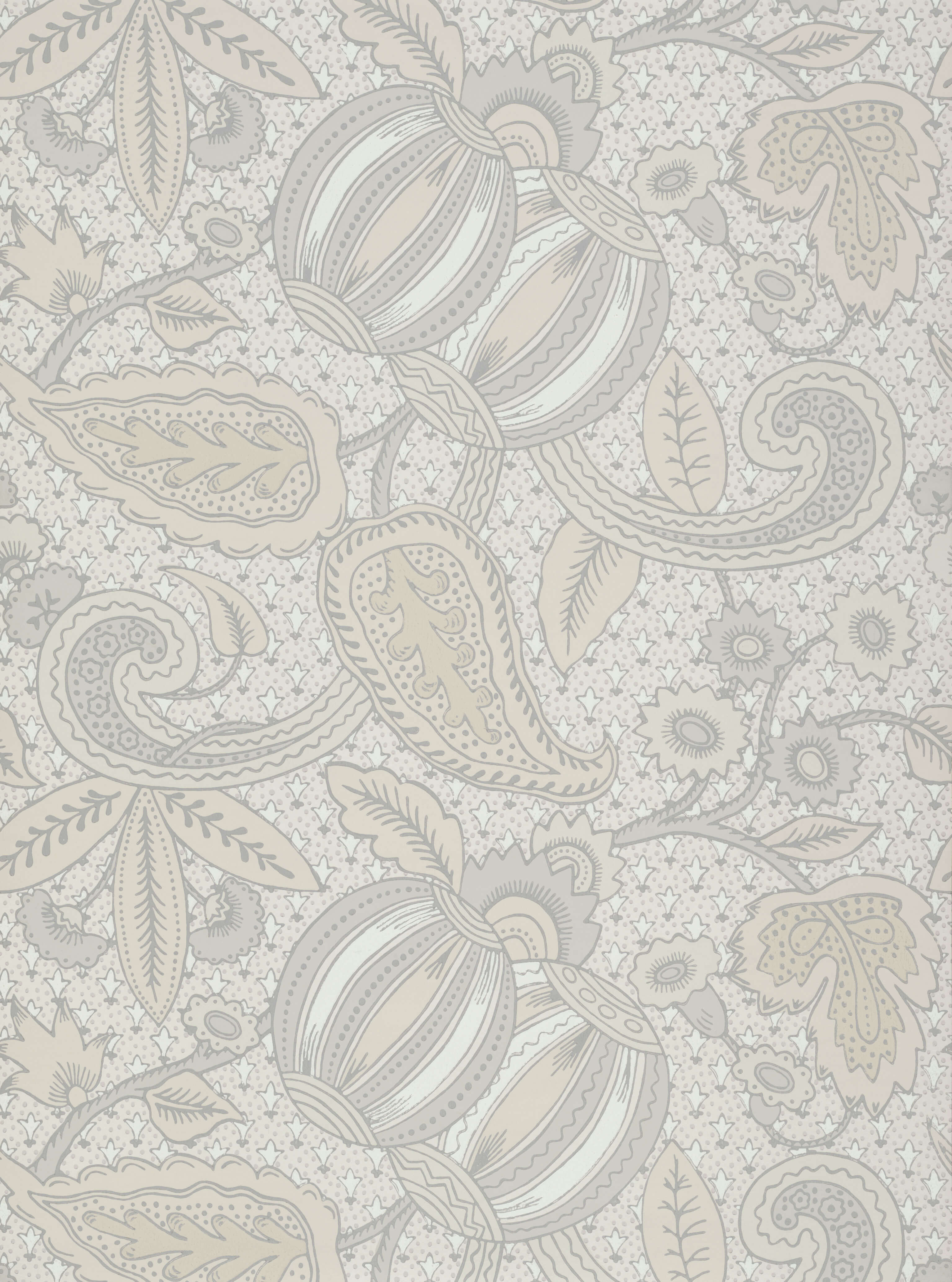 Pomegranate - Grey Scale by Little Greene - luxury wallpaper