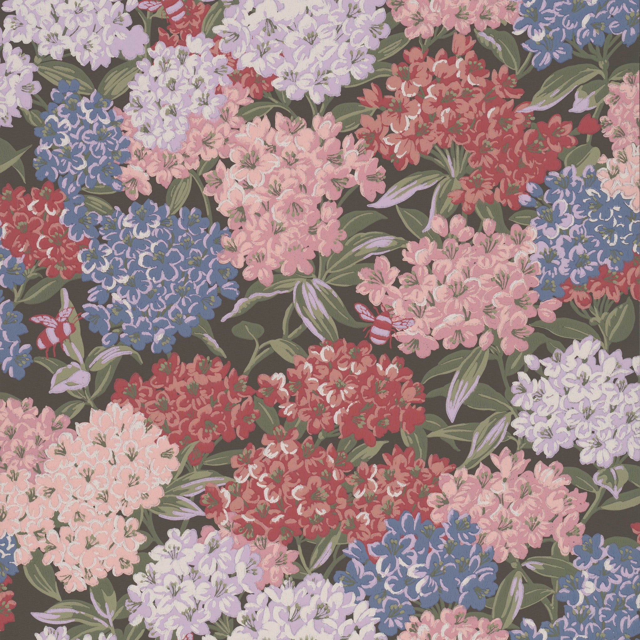 Rhododendron Walk - Invisible Green by Little Greene - luxury wallpaper