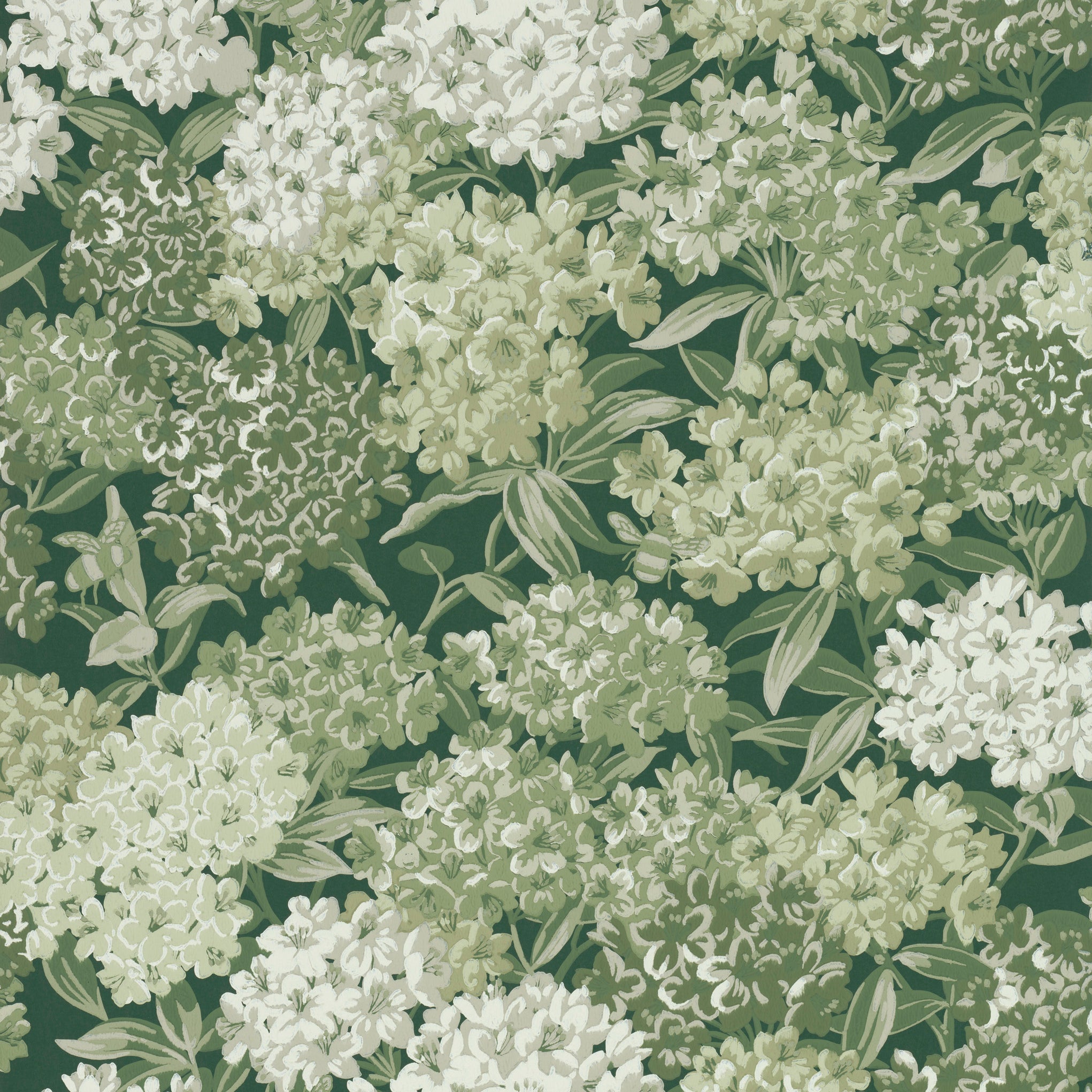 Rhododendron Walk - Puck by Little Greene - luxury wallpaper
