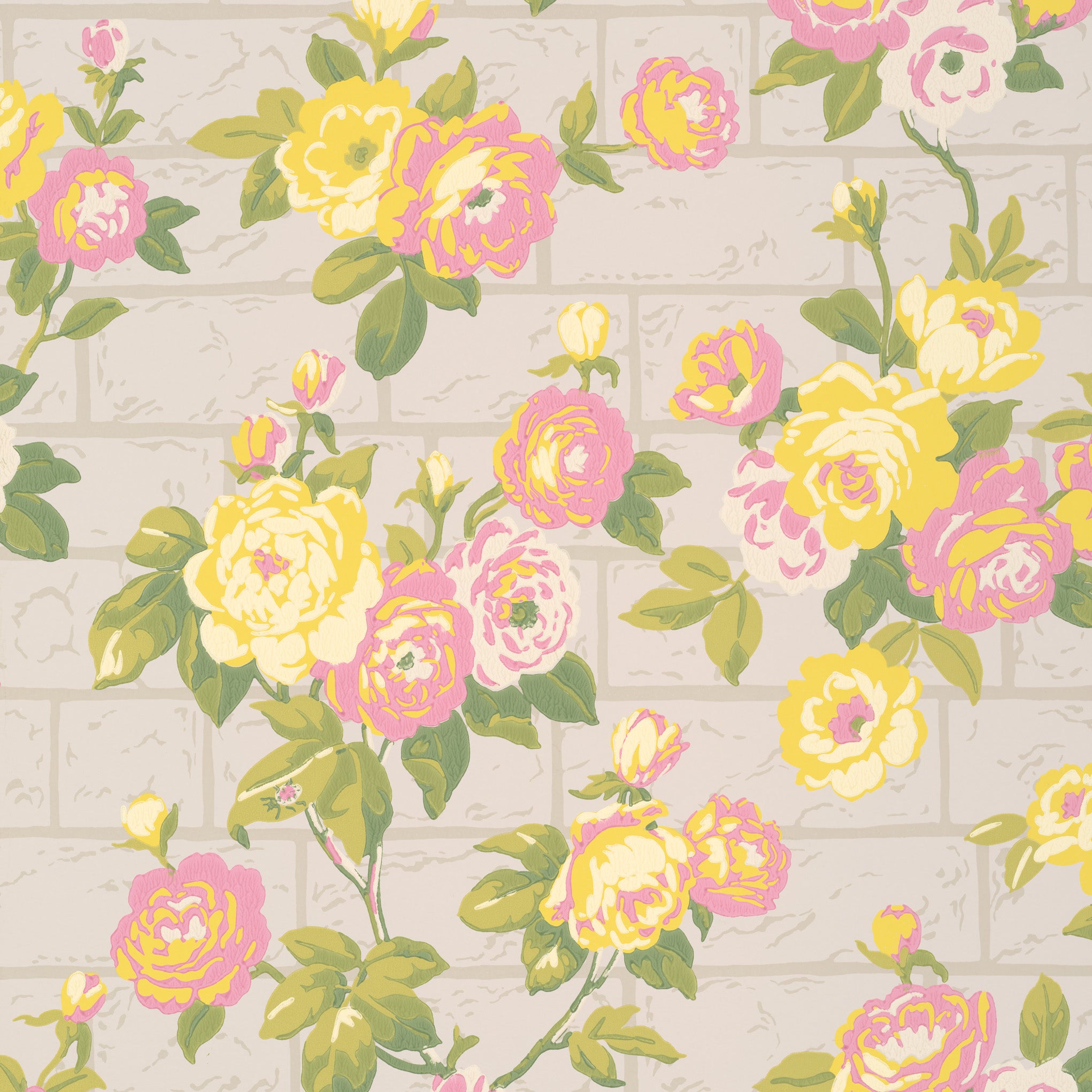 Rose Garden - Portland Stone by Little Greene - luxury wallpaper