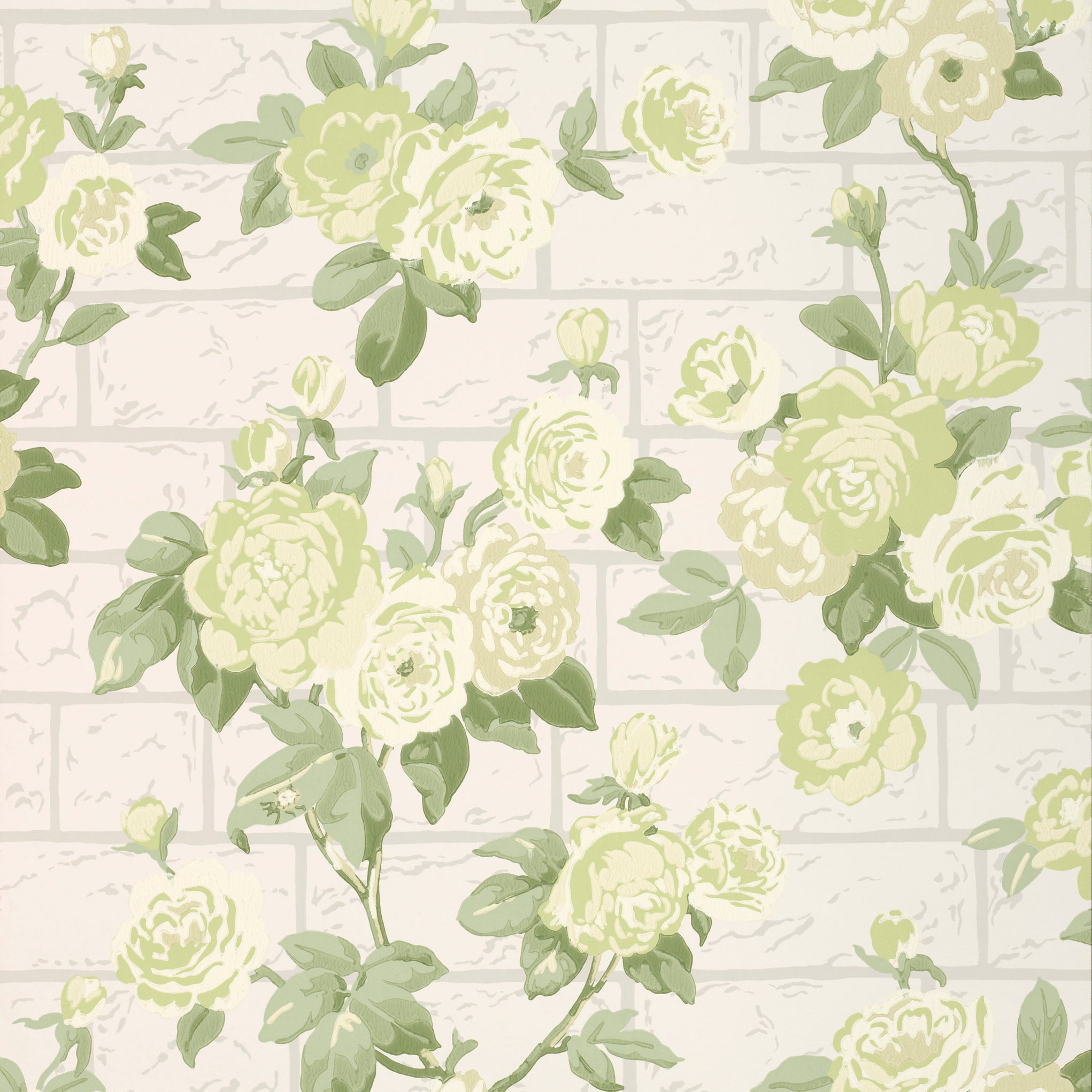 Rose Garden - Slaked Lime by Little Greene - luxury wallpaper