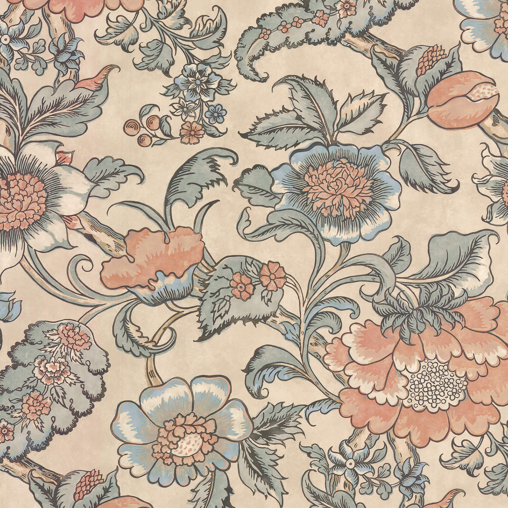 Sackville St. - Source by Little Greene - luxury wallpaper