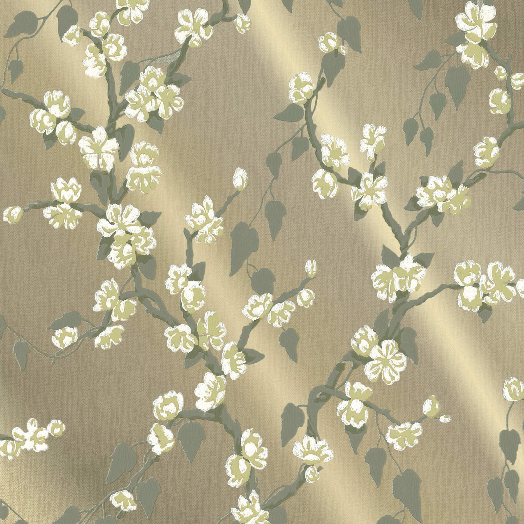 Sakura - Metal Lustre by Little Greene - luxury wallpaper