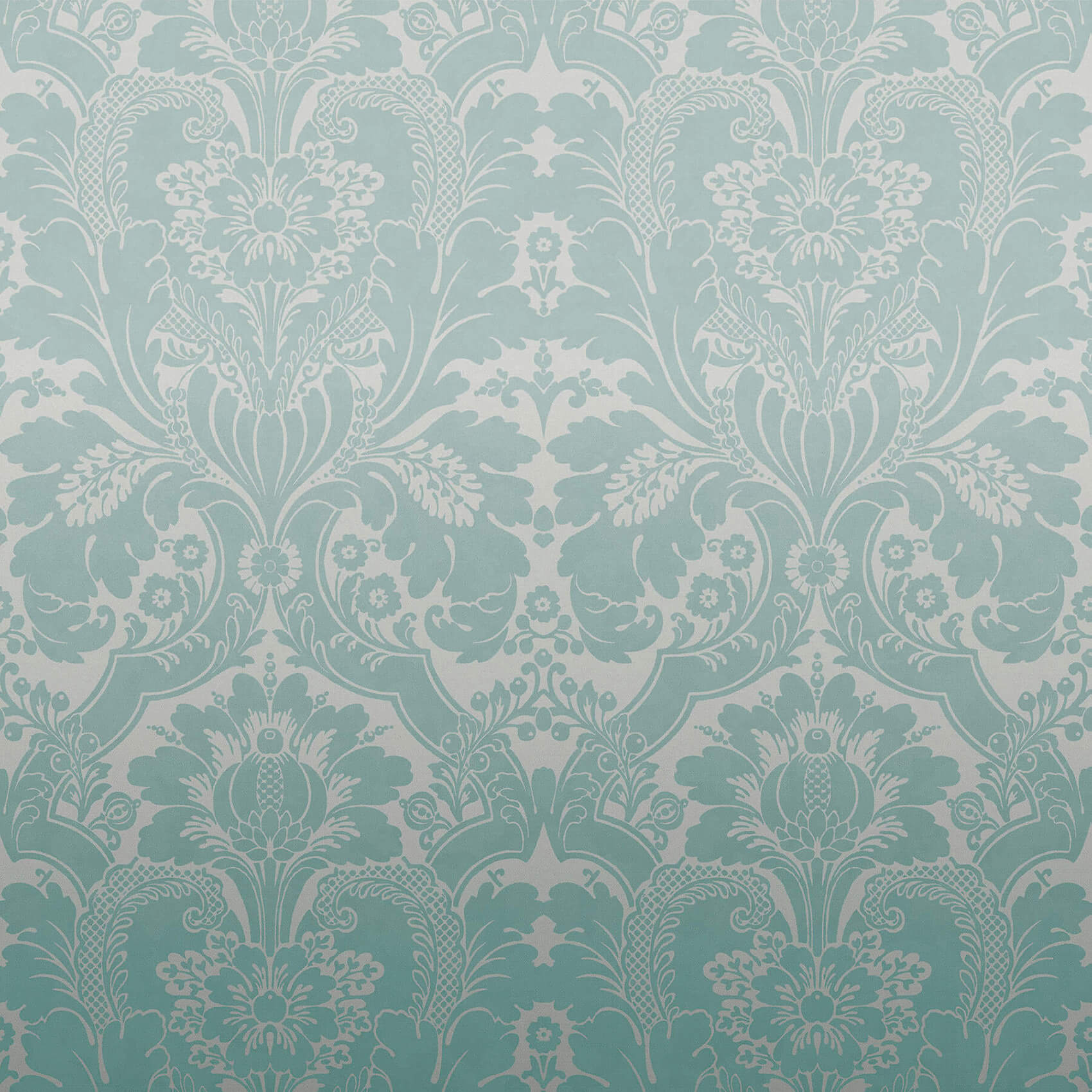 St James's Park - Teal Fade by Little Greene - luxury wallpaper