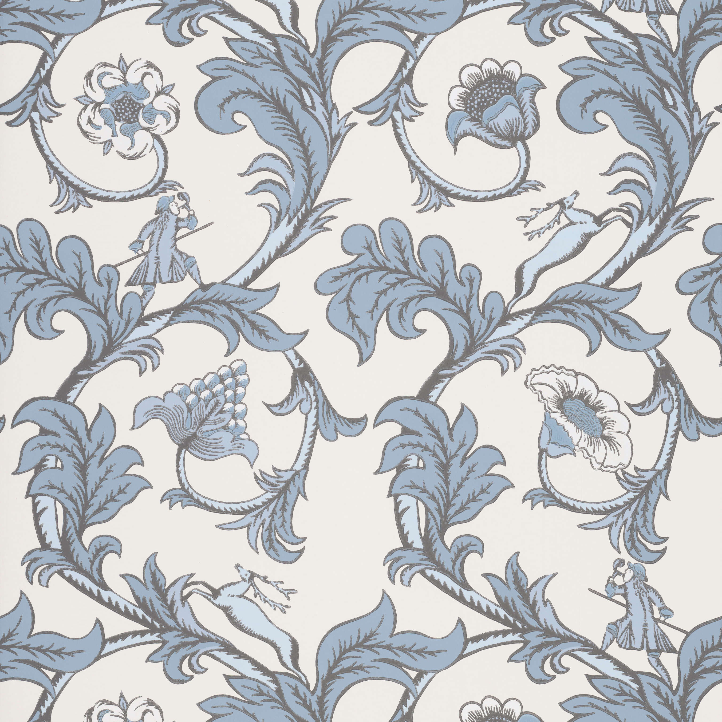 Stag Trail - Sky by Little Greene - luxury wallpaper